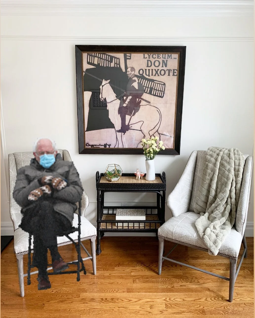 Couldn&rsquo;t *not* do it... 
Happy 2021 guys - what a wild 3 weeks it&rsquo;s been. Hope you&rsquo;re staying warm &amp; cozy wherever you are, either with mittens or a fur throw (our preference).