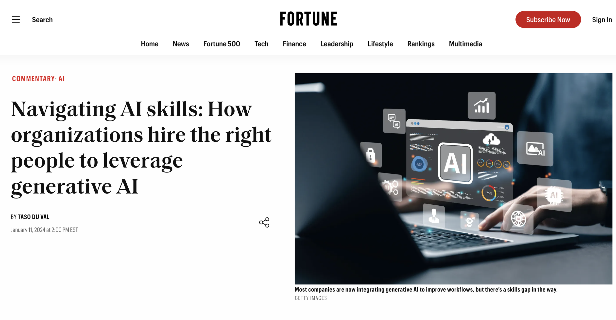 Navigating AI Skills: How Organizations Hire the Right People to Leverage Generative AI