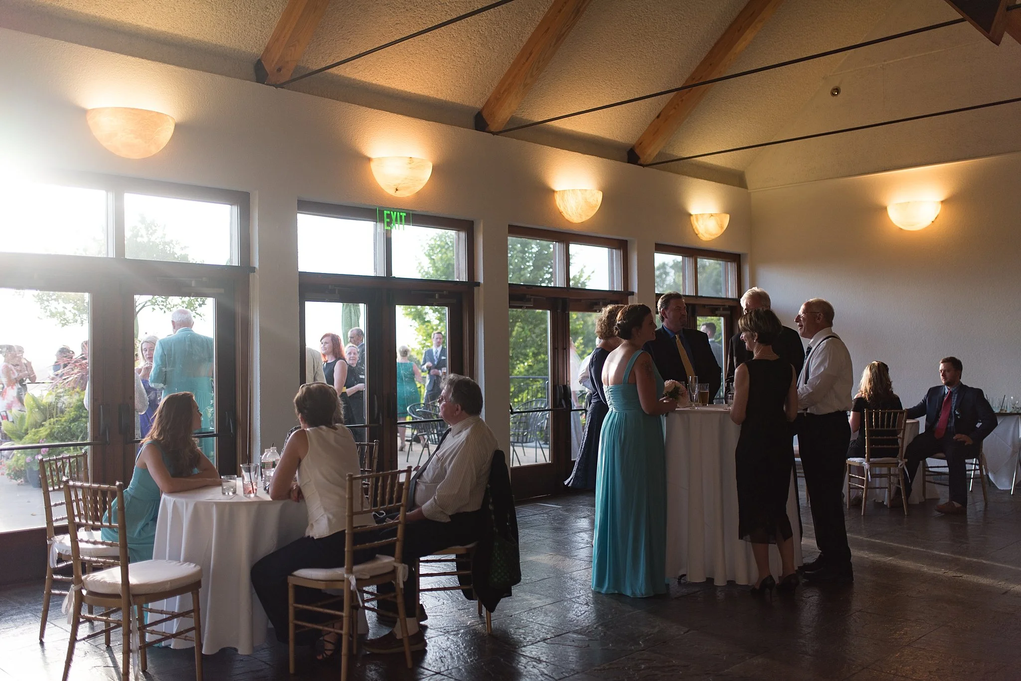 indoor or outdoor ceremony at tower hill botanic garden