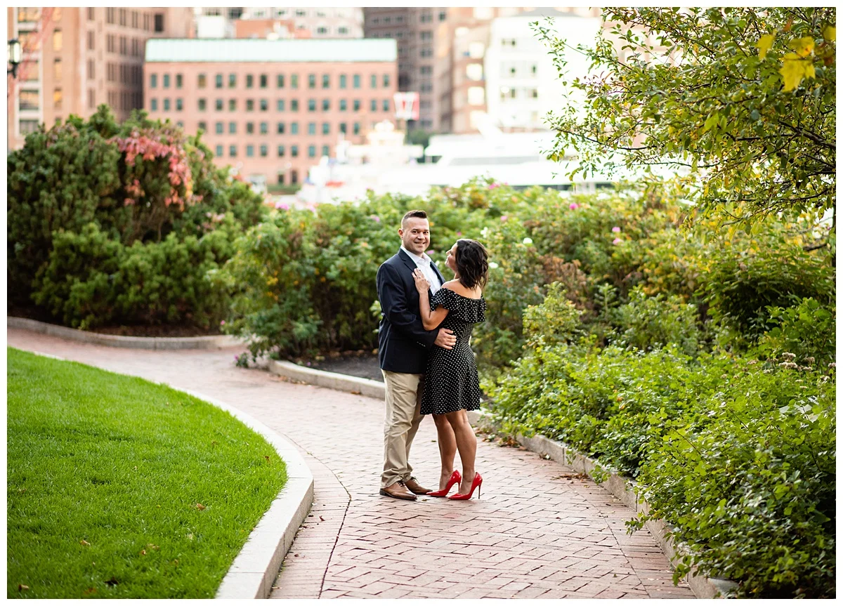 Fritzmean engagement photographer in Boston