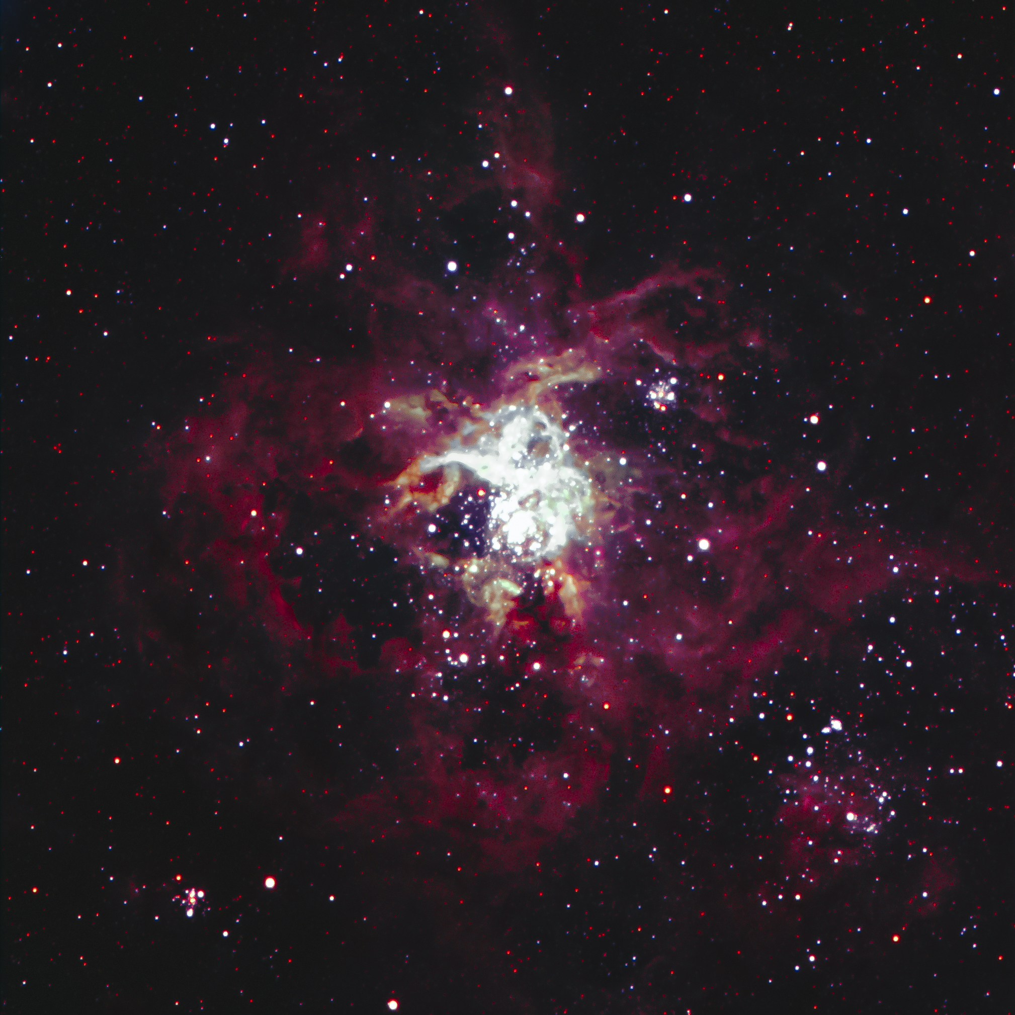 A Star Forming Region In The Magellanic Cloud | 168,000 Light Years