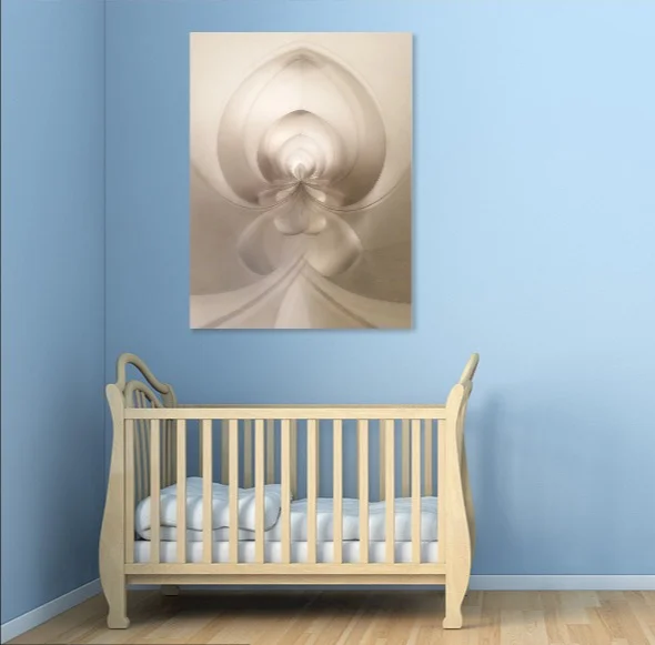 Invocation abstract artwork in situ