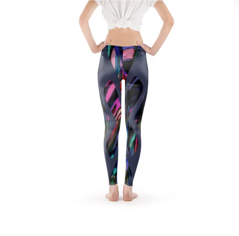 Abstract Jungle Leggings