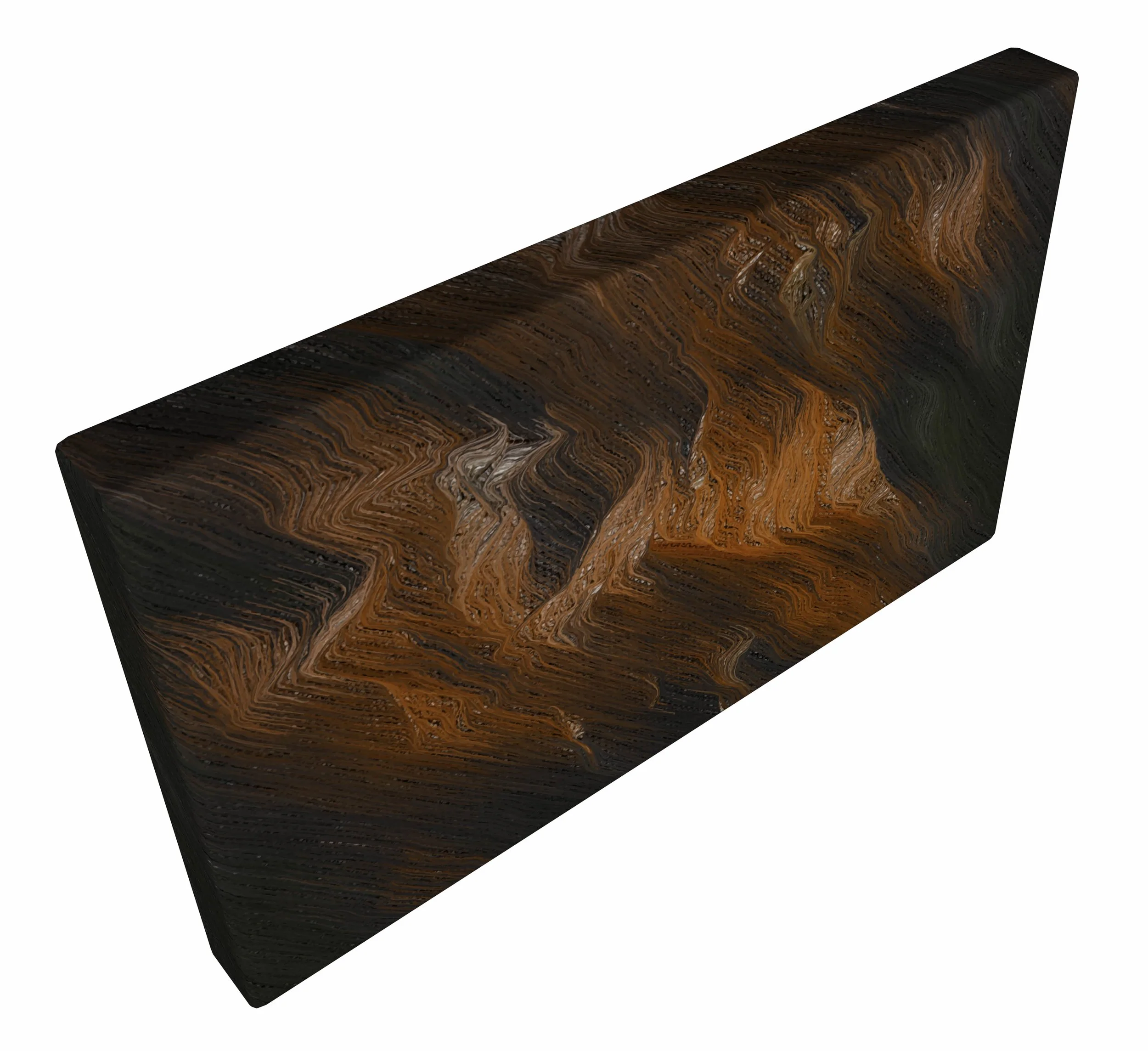 Wildebeest Migration abstract artwork on canvas
