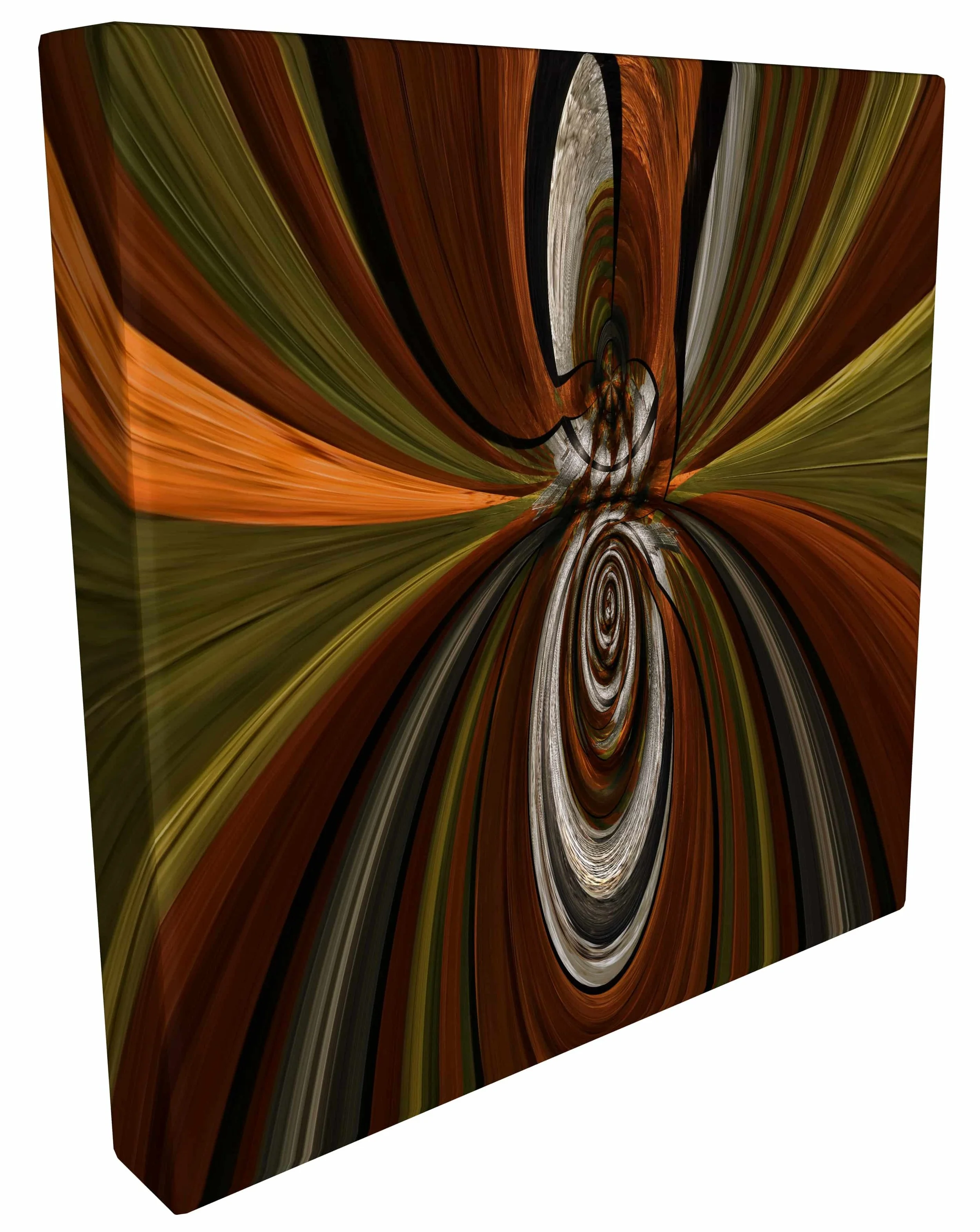 Empire Ribbons abstract artwork on canvas