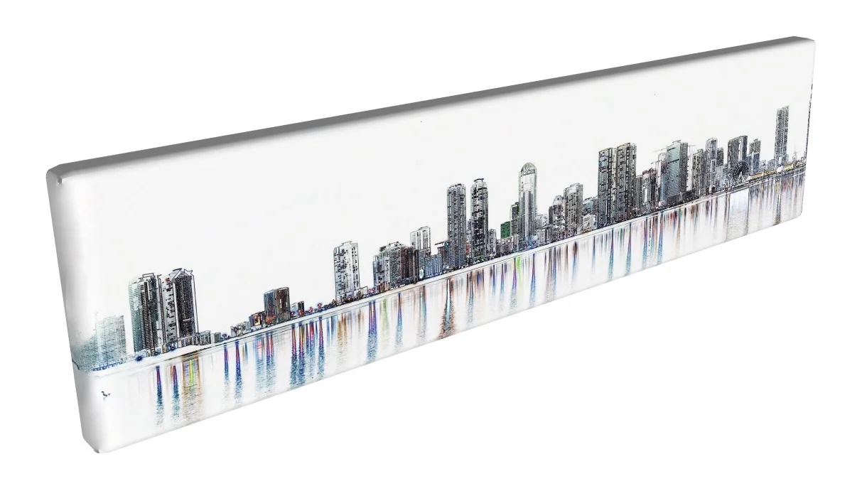 London Skyline abstract artwork on canvas