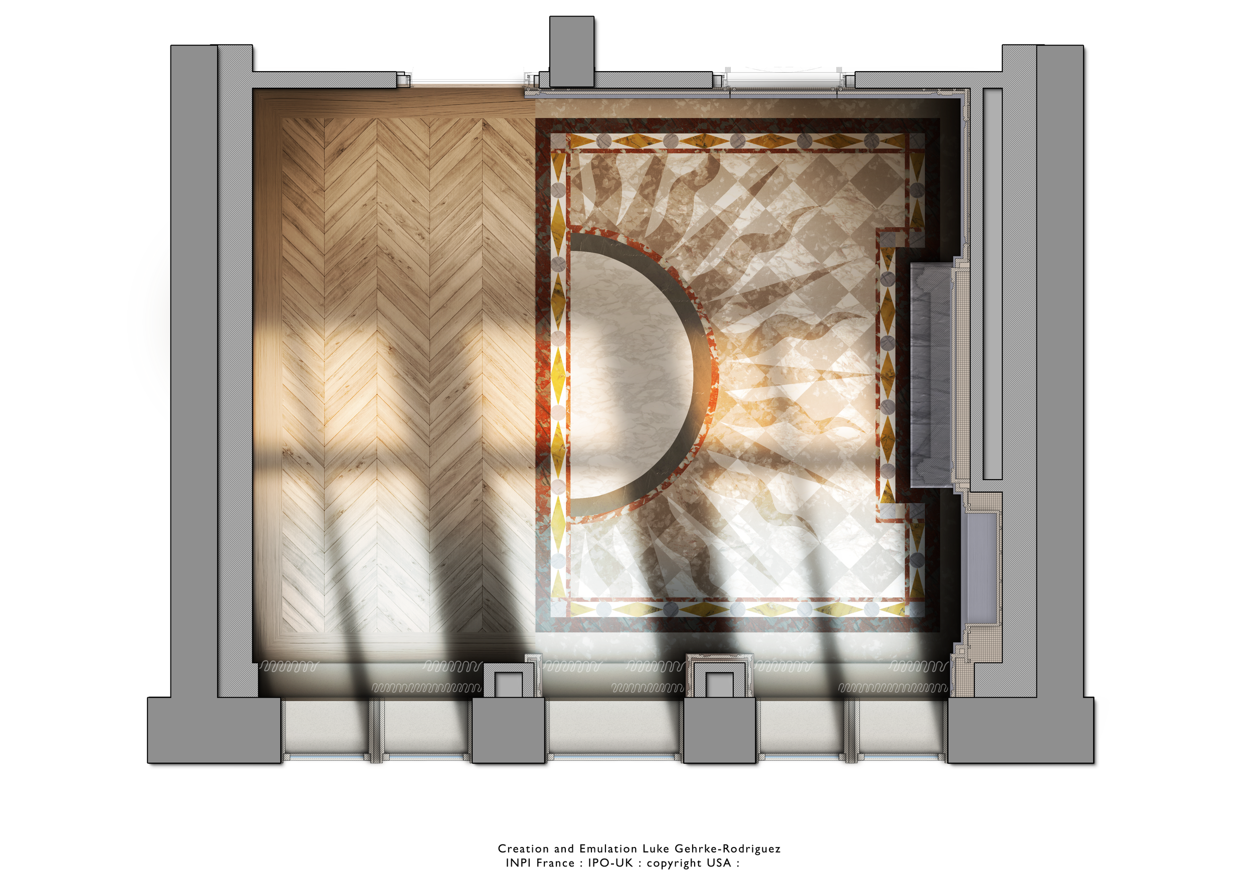  Conception and emulation, with appropriate elements in design and the context. 