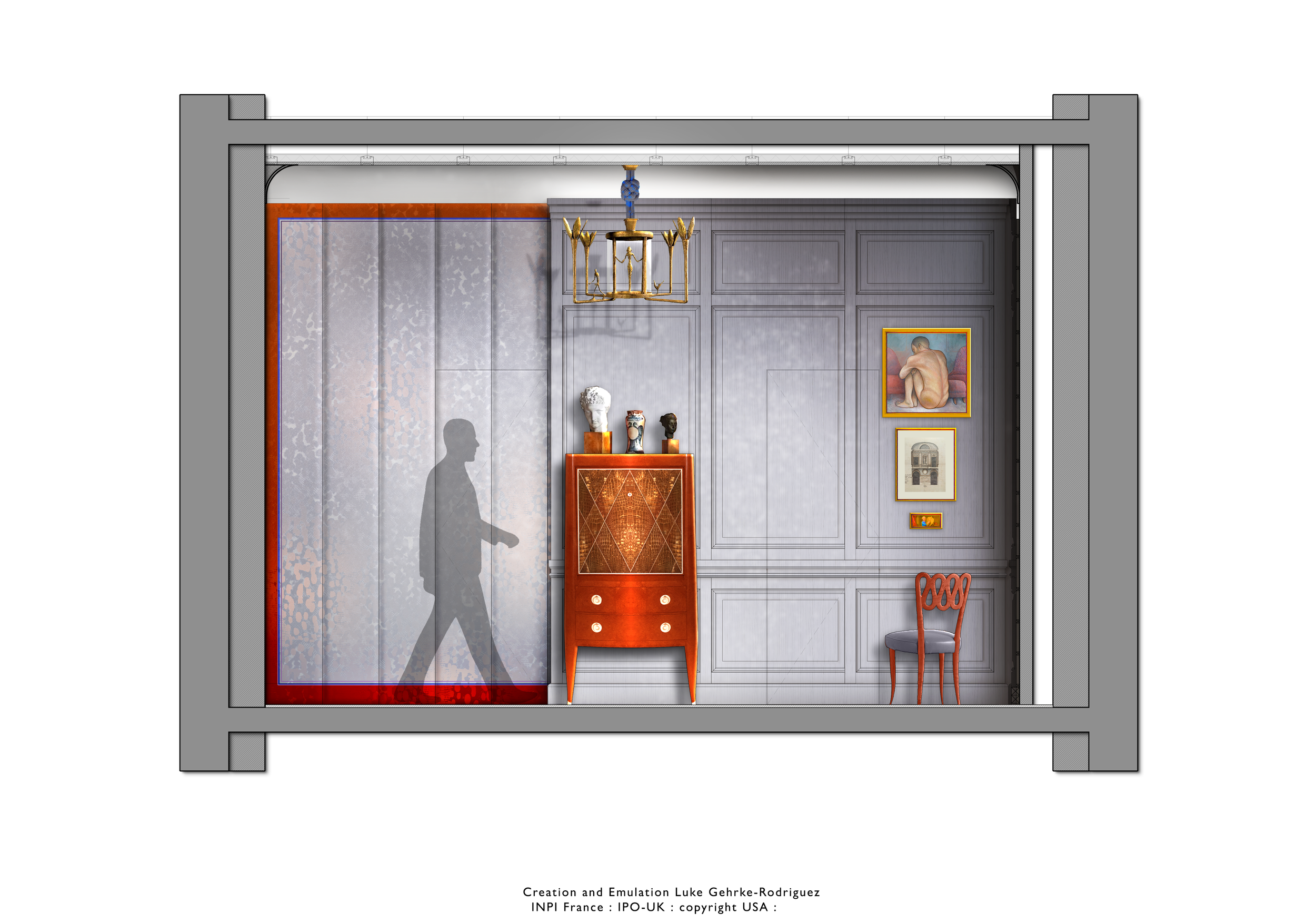  Conception and emulation, with appropriate elements in design and the context. 