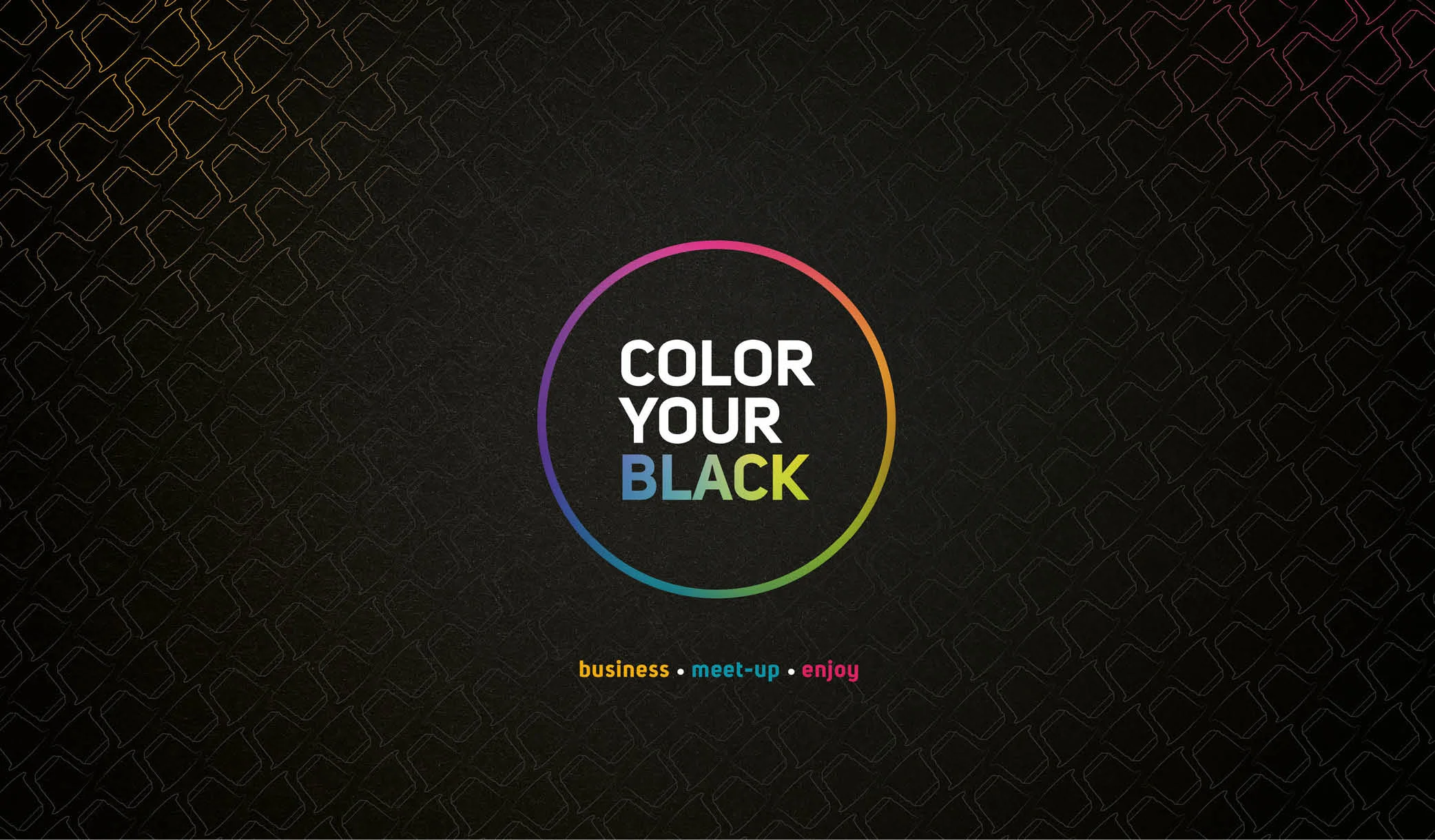 Création de branding pour un evenement Carte noire