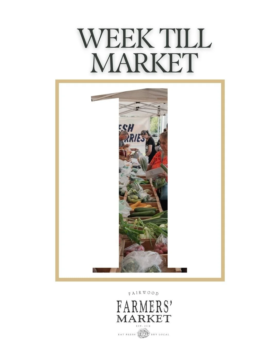 1 Week till Market Starts!