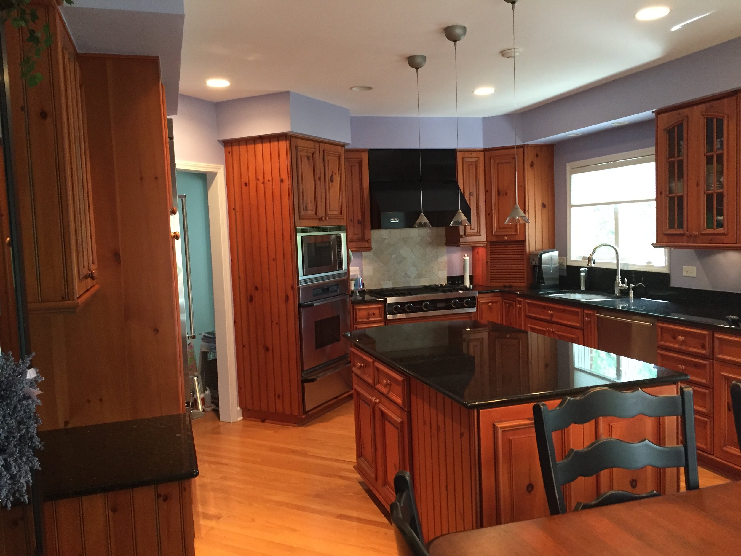 Unique Professional Custom Wood Kitchen Cabinets Complete Viking Stainless Steel Bosch Granite MORE