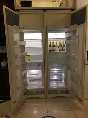 New Plain Fancy White Inset Kitchen Cabinets Complete Subzero
