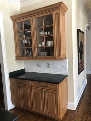 Gorg Complete Wood Brookhaven Kitchen Cabinets Granite Sub Zero Stainless Steel Appliances Butlers Pantry Island Little Green Kitchens