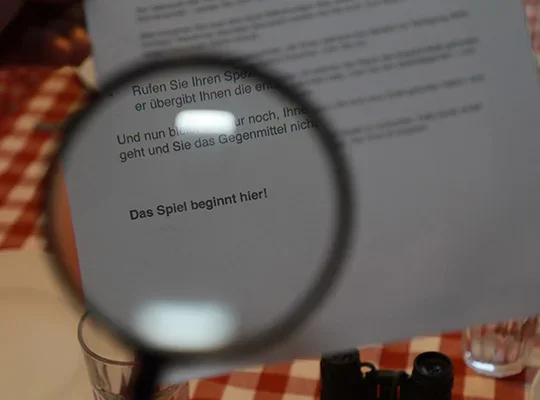 DAS ESCAPE DINNER
