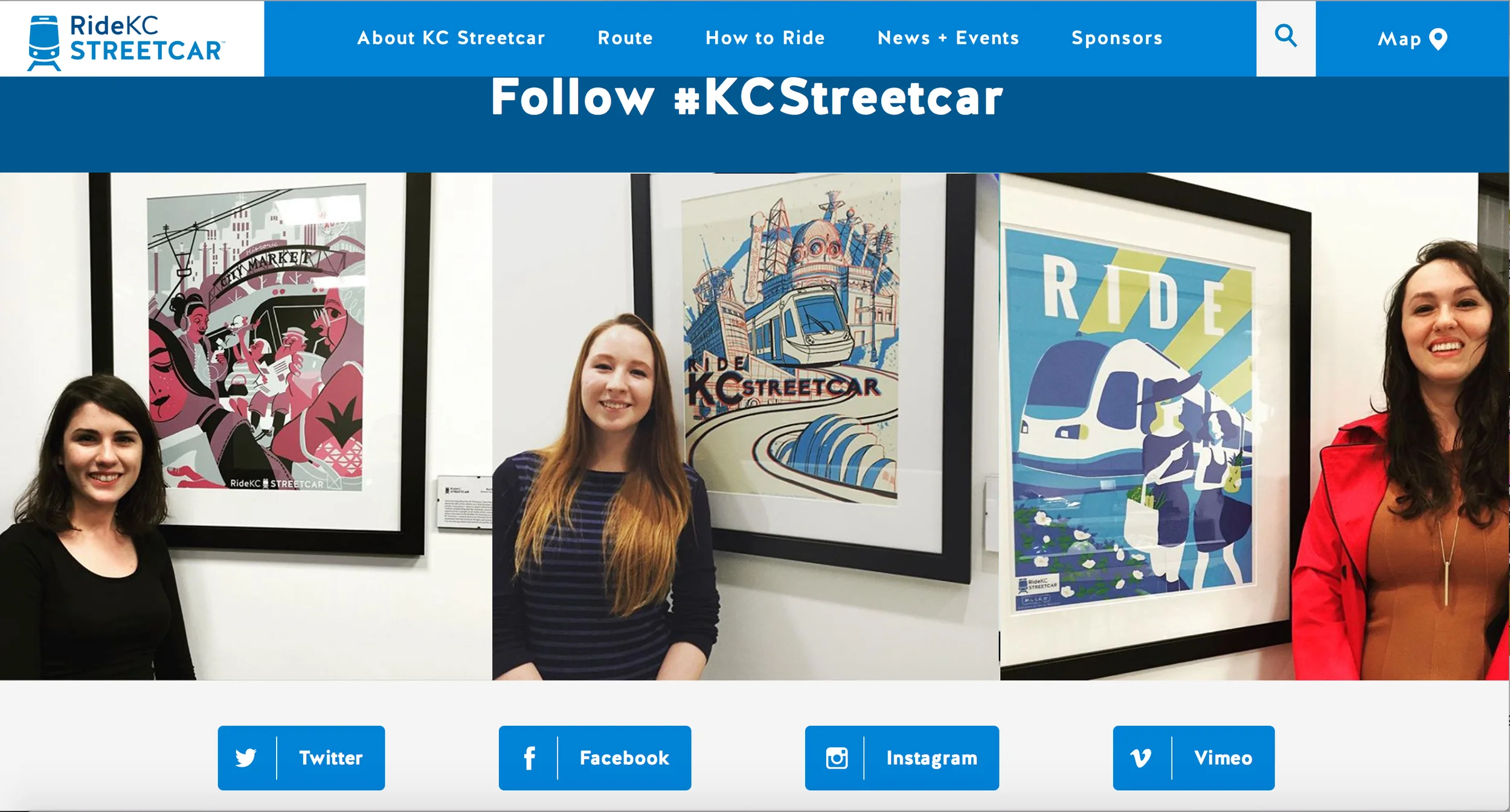 Pictured from left to right are Karolina Akimov, Matti Crabtree and Emily Woodson.