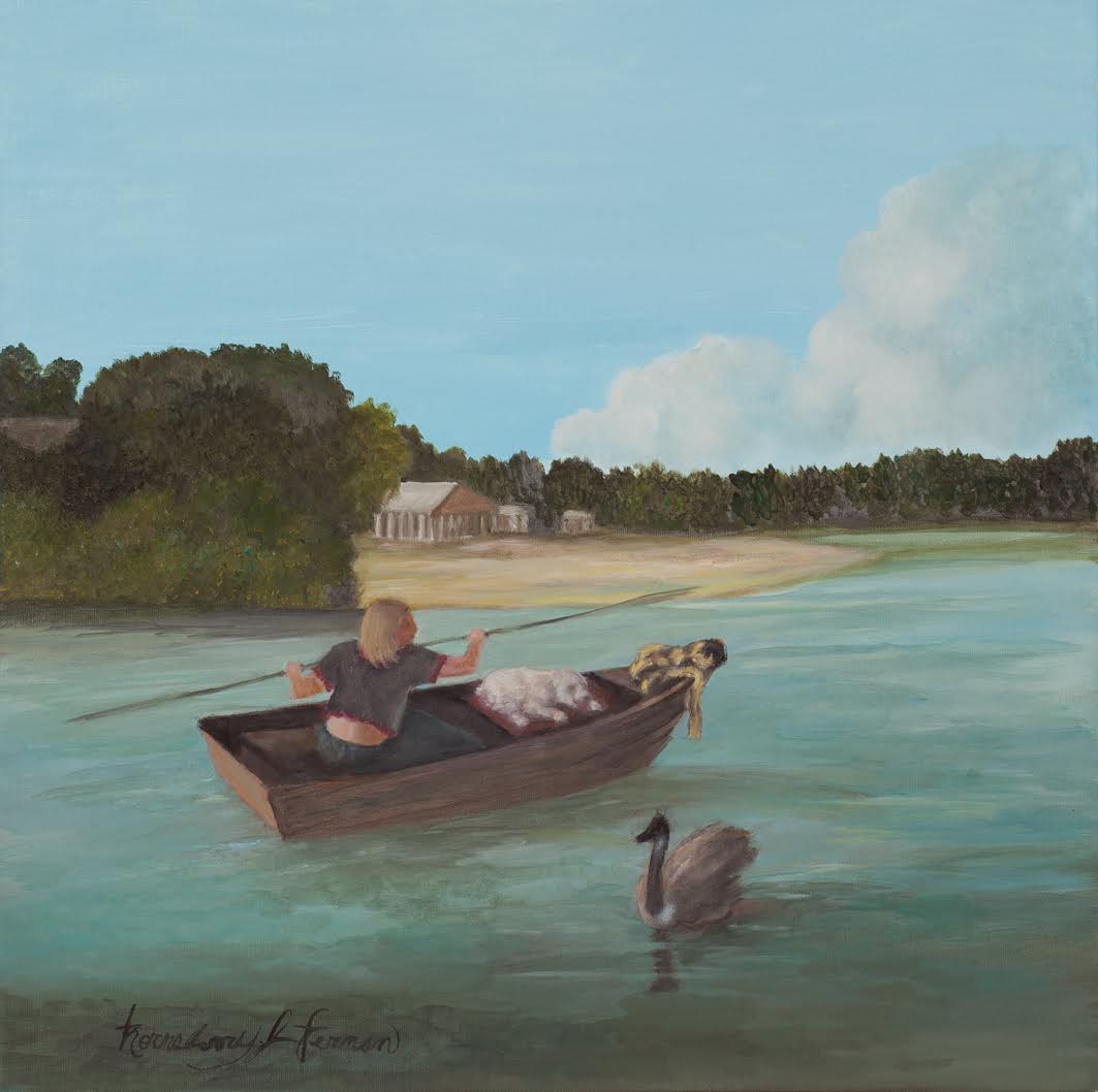Woman in a Rowboat