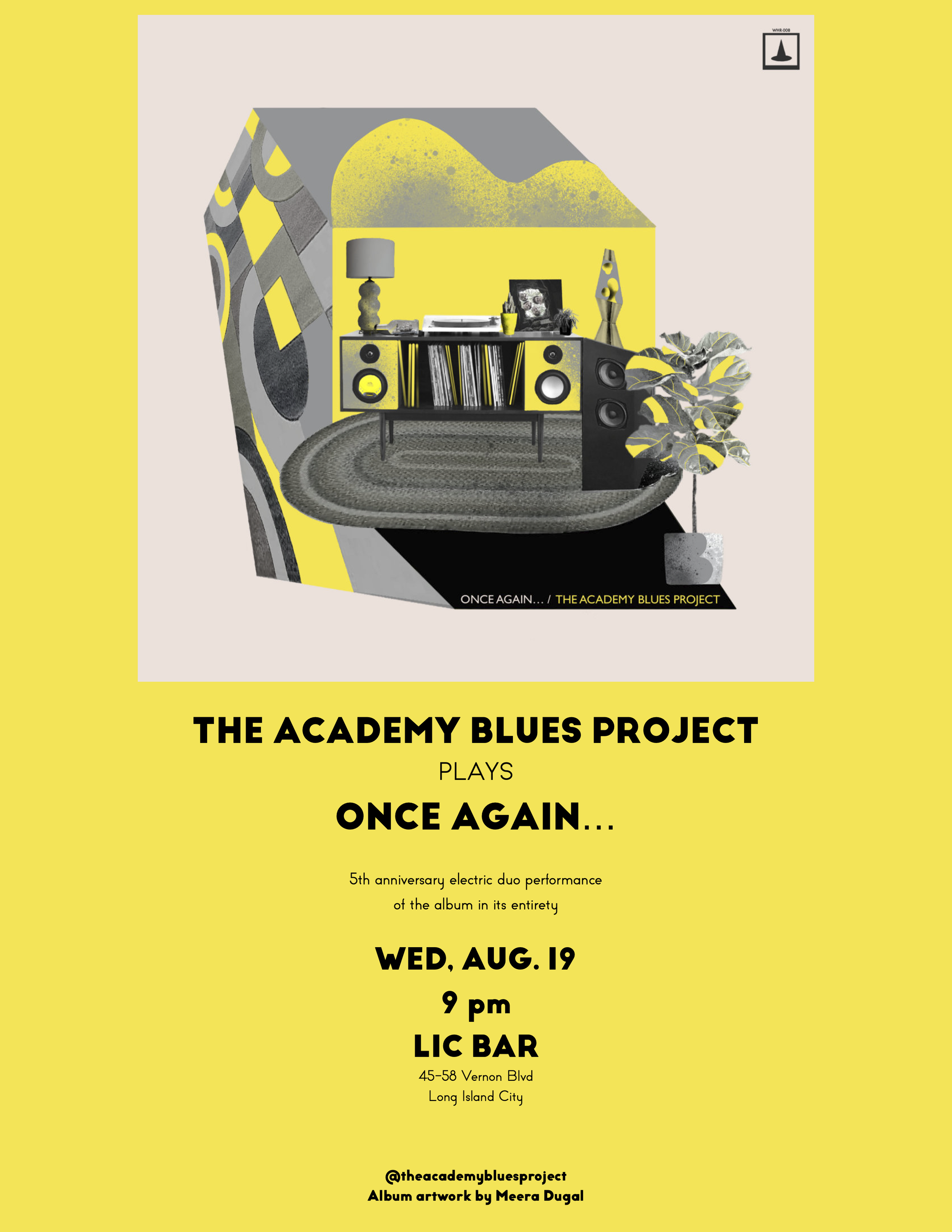 The Academy Blues Project plays Once Again... — August 19th, 2026