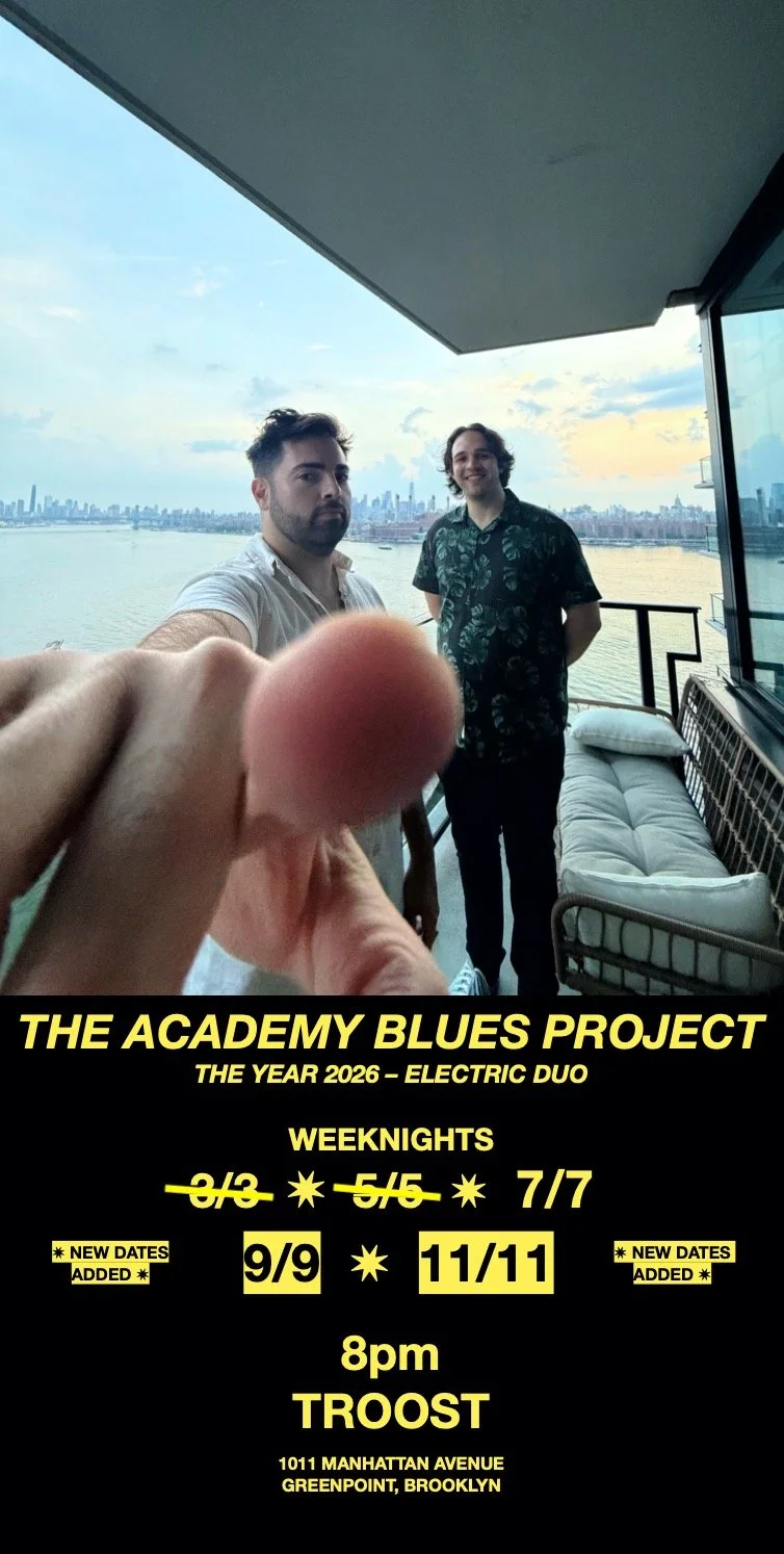 The Academy Blues Project – Live in Brooklyn, 2026.