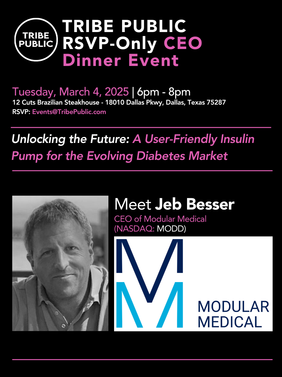 Modular Medical (NASDAQ: MODD) Dallas CEO Presentation and Q&amp;A Luncheon Event   