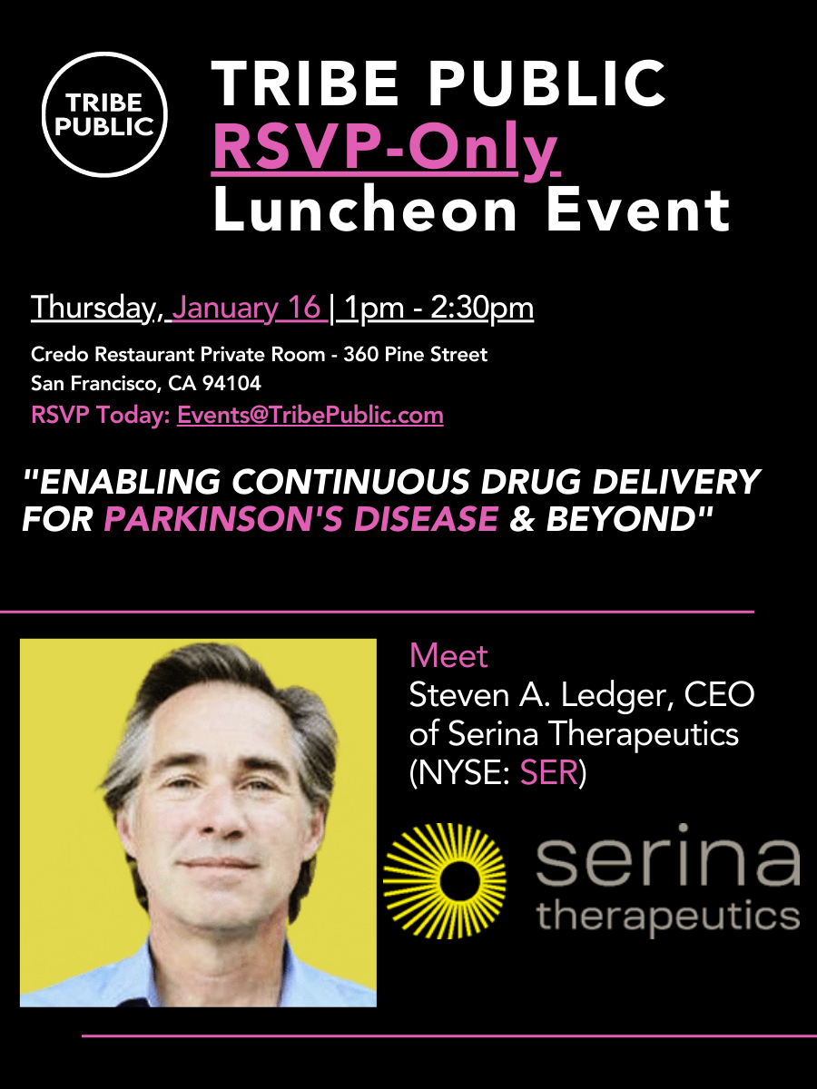 Serina Therapeutics  (NYSE: SER) San Francisco CEO Presentation and Q&amp;A Luncheon Event 