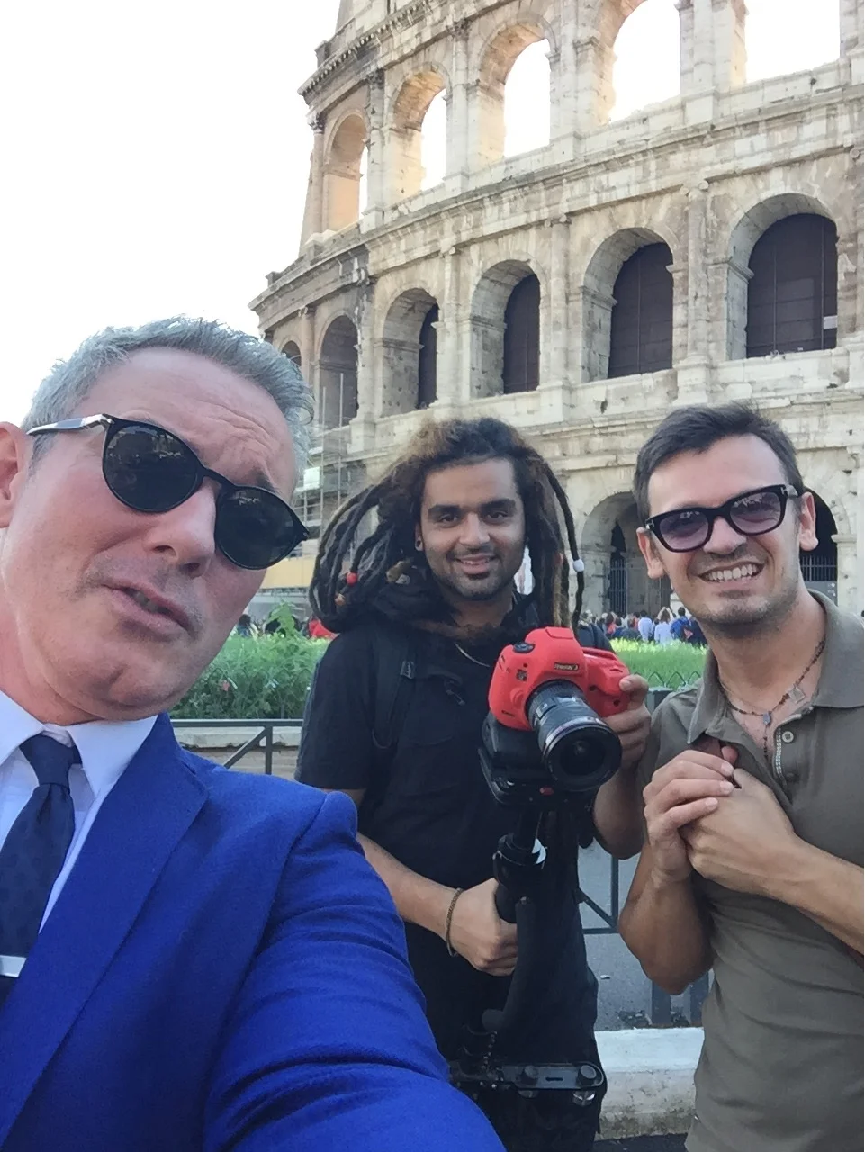 with Emad and Massimo