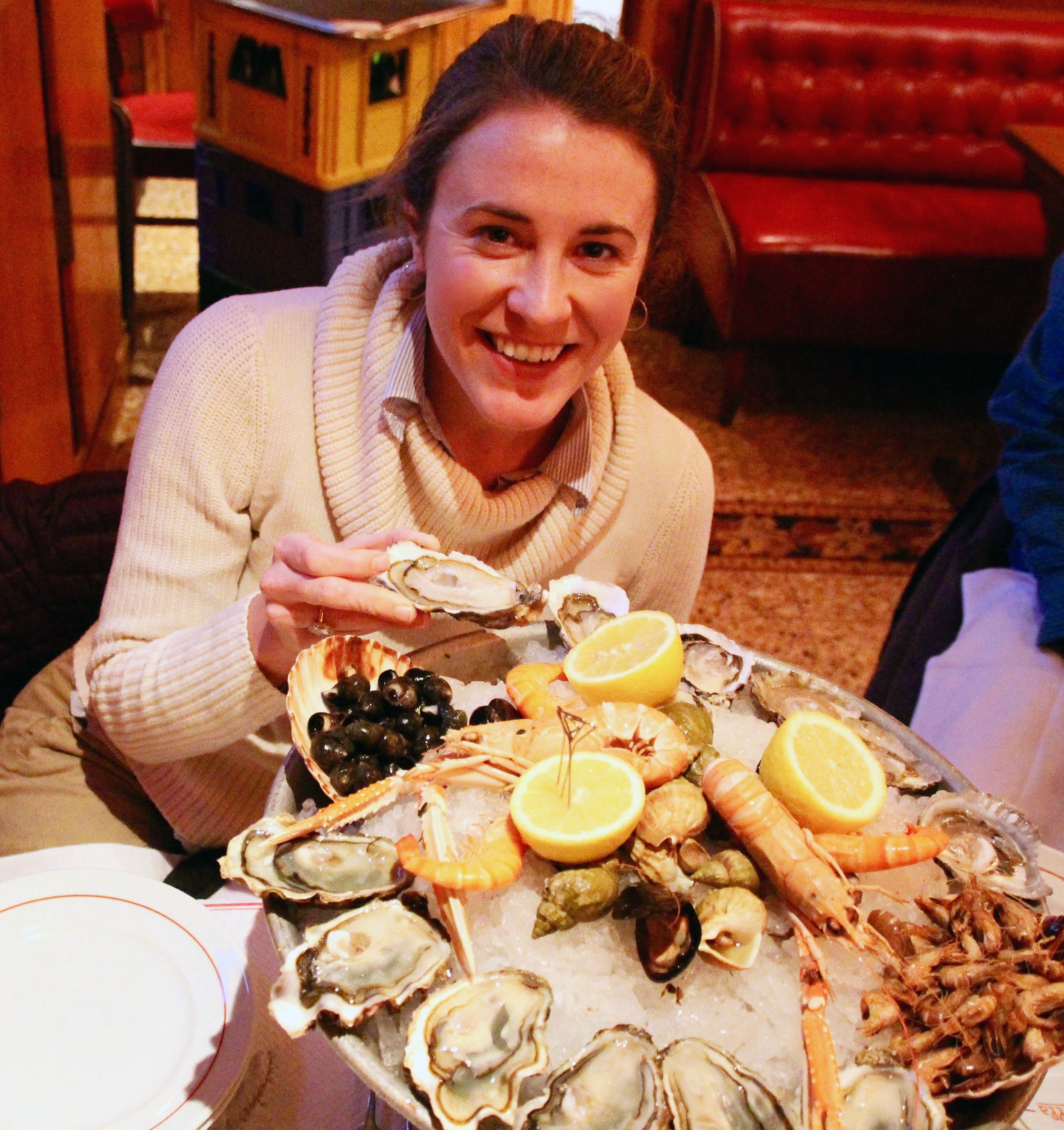 A plateau des fruits de mer- just tell yourself, "I'm on vacation!"