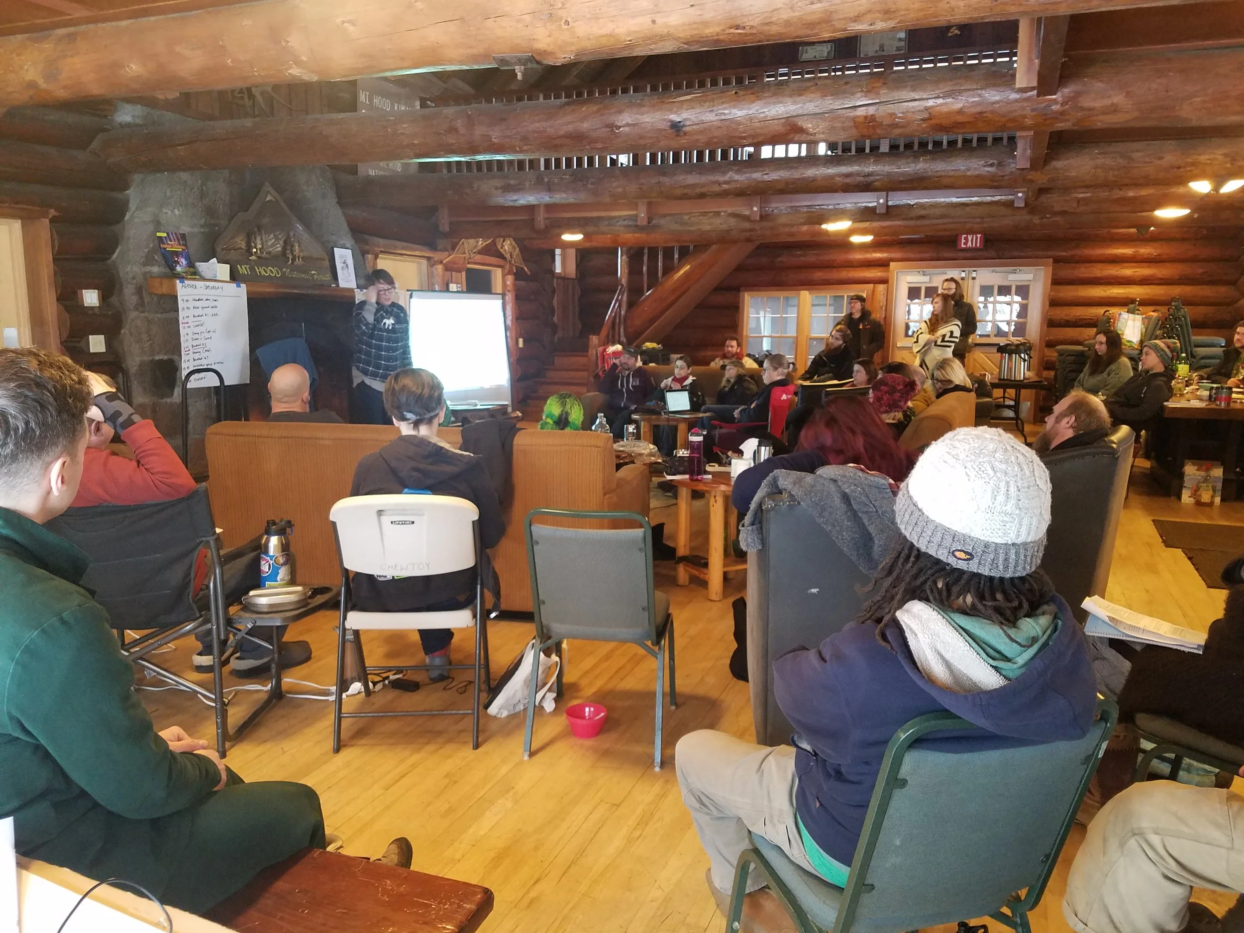 Saturday workshop session.