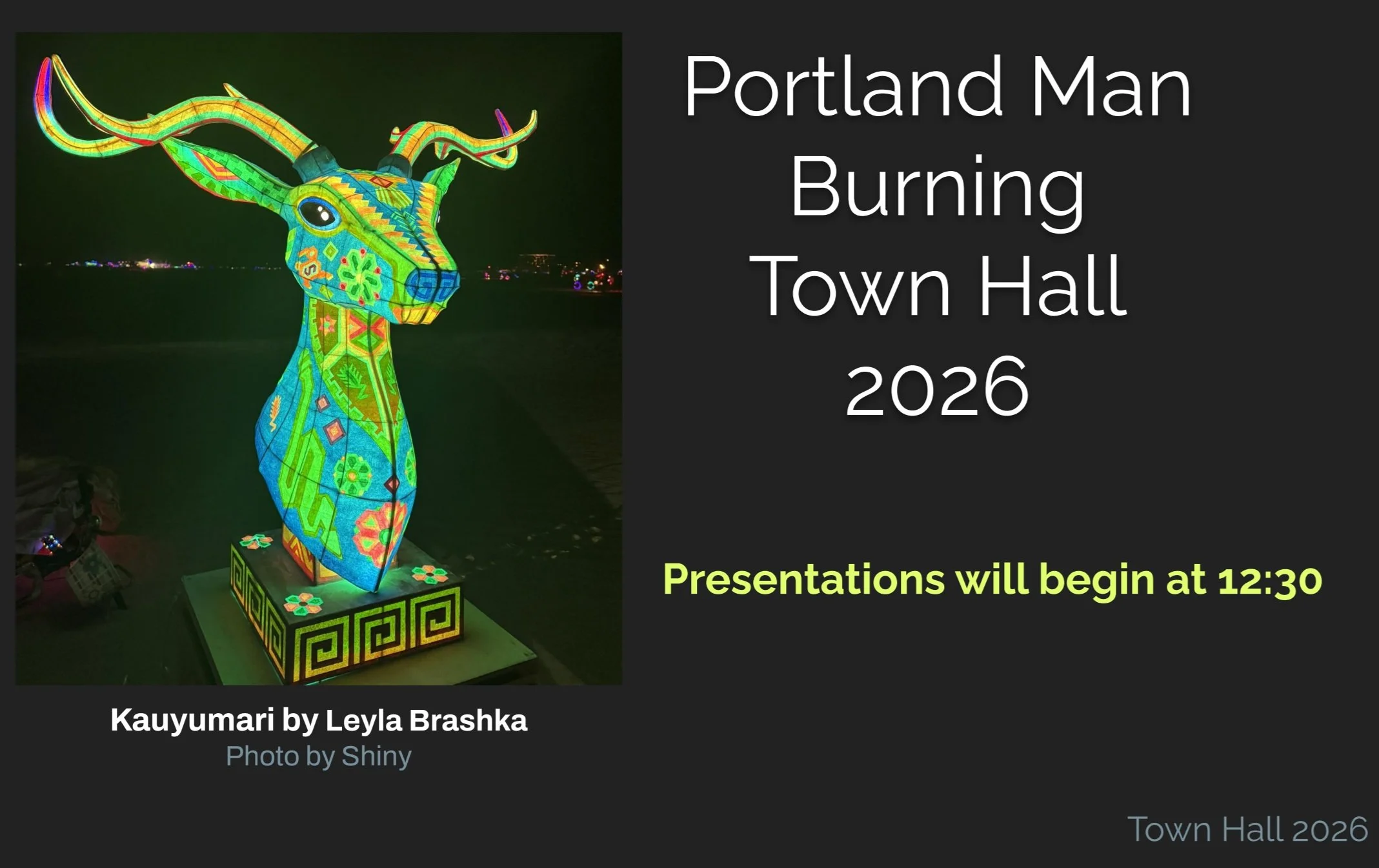 Burning Man Town Hall 2026