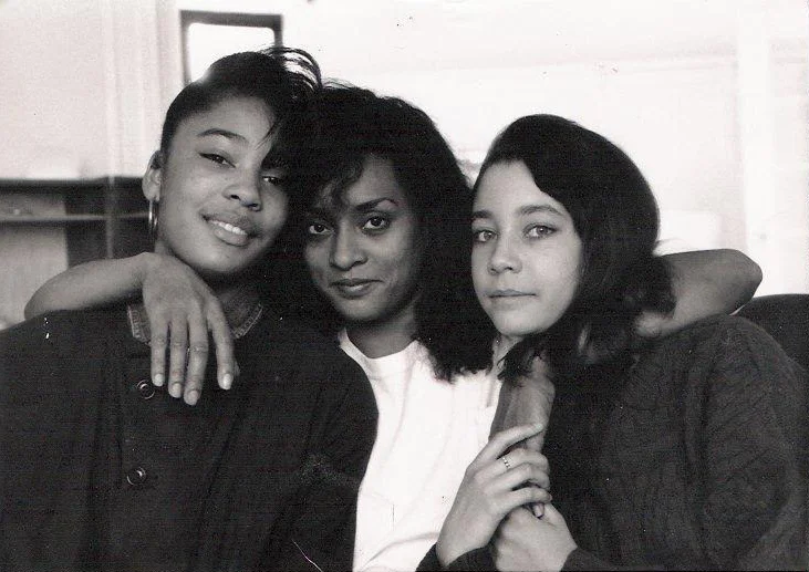 "They started my transformation." Monisha and Aja flank their Aunt "Lisa." 