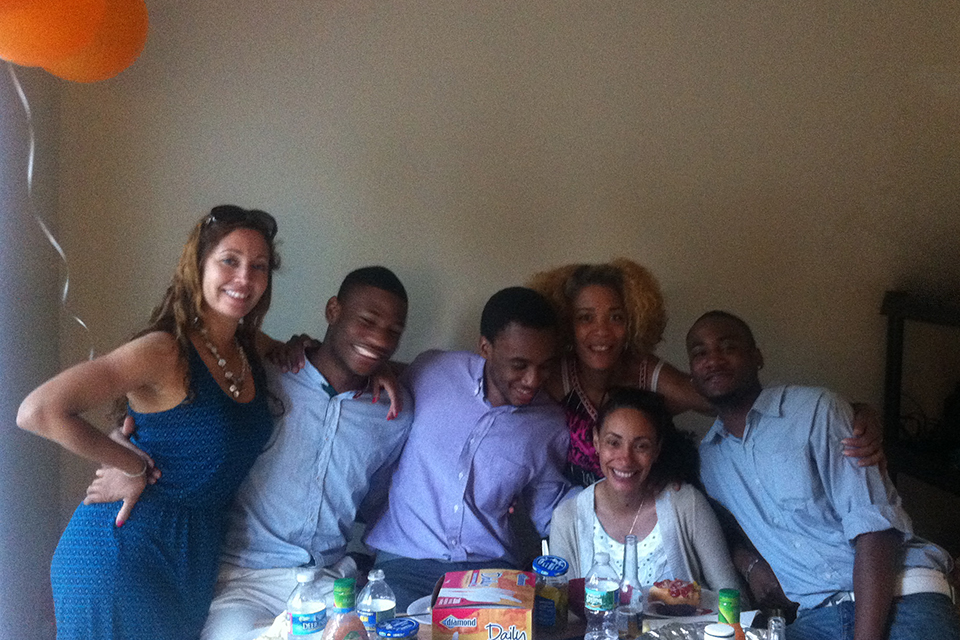 "My nieces and nephews are amazing human beings and are beautiful people all around" Delissa says. "I'm very close to them and very proud of them." From left, Aja Cathcart, Davion Reynolds, Kai Reynolds, Monisha Knight, Raymond Jackson and in front, Danielle Jackson. (Not pictured, Shaun Burgess)
