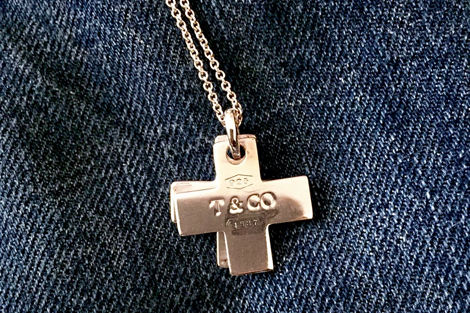 Clay's cherished Tiffany & Co . sterling crosses are emblematic of his faith for sure, but they also represent clean, classic design.