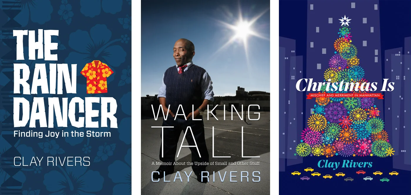 After writing three non-fiction books, including his memoir, Walking Tall , Clay made his foray into fiction with Christmas Is . 
