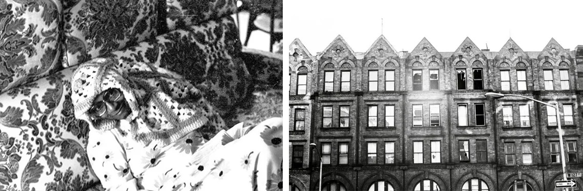 As always, her mother supported her passions, photography among them. From left, M. Elaine Bromfield in a study of pattern and texture; beauty in the blight of West 127th Street. Photos by and courtesy of Cassandra Bromfield.