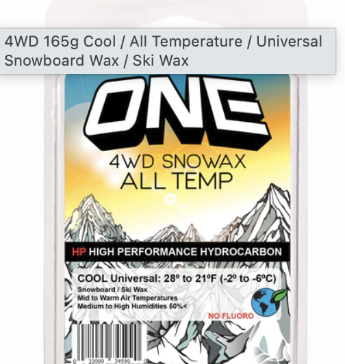 One Ball 4WD All Temp Wax