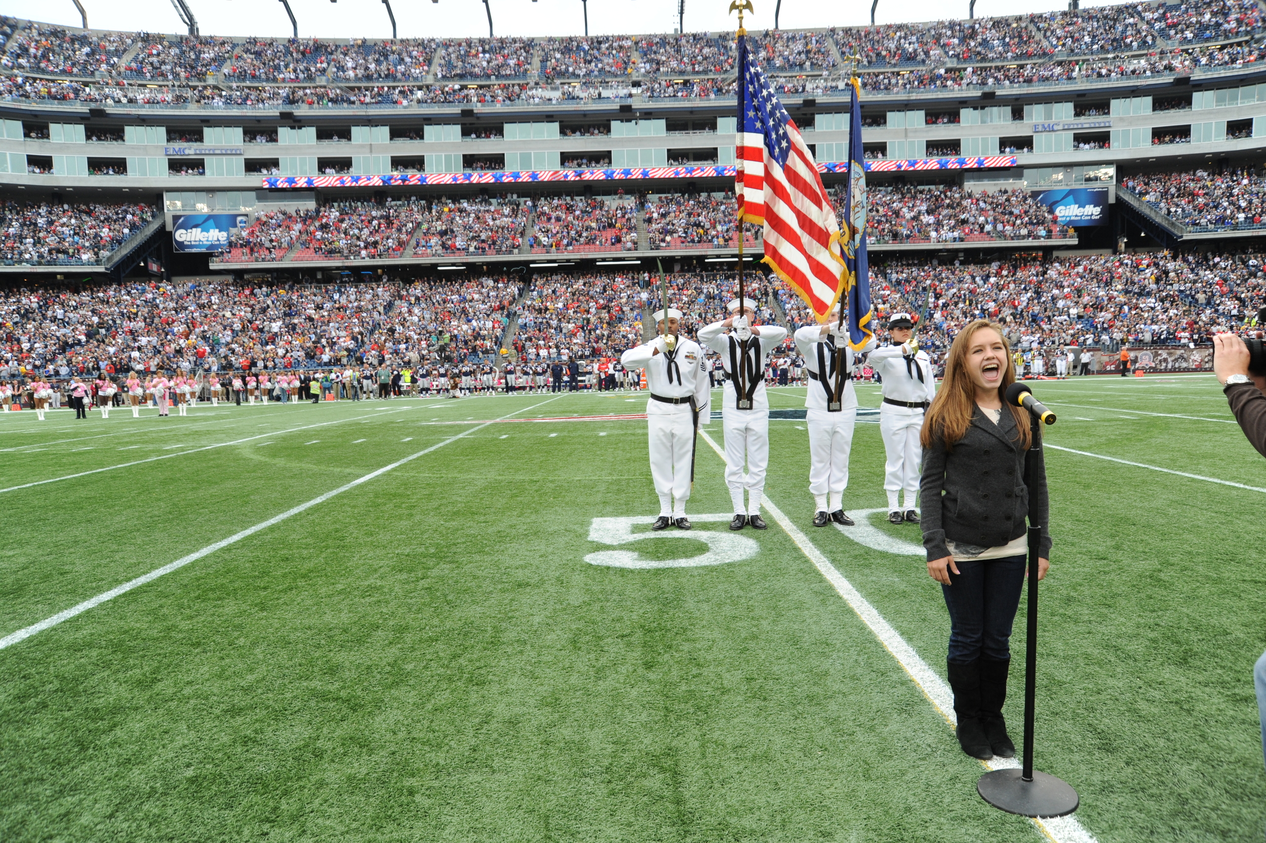 National Anthem- New England Patriots 