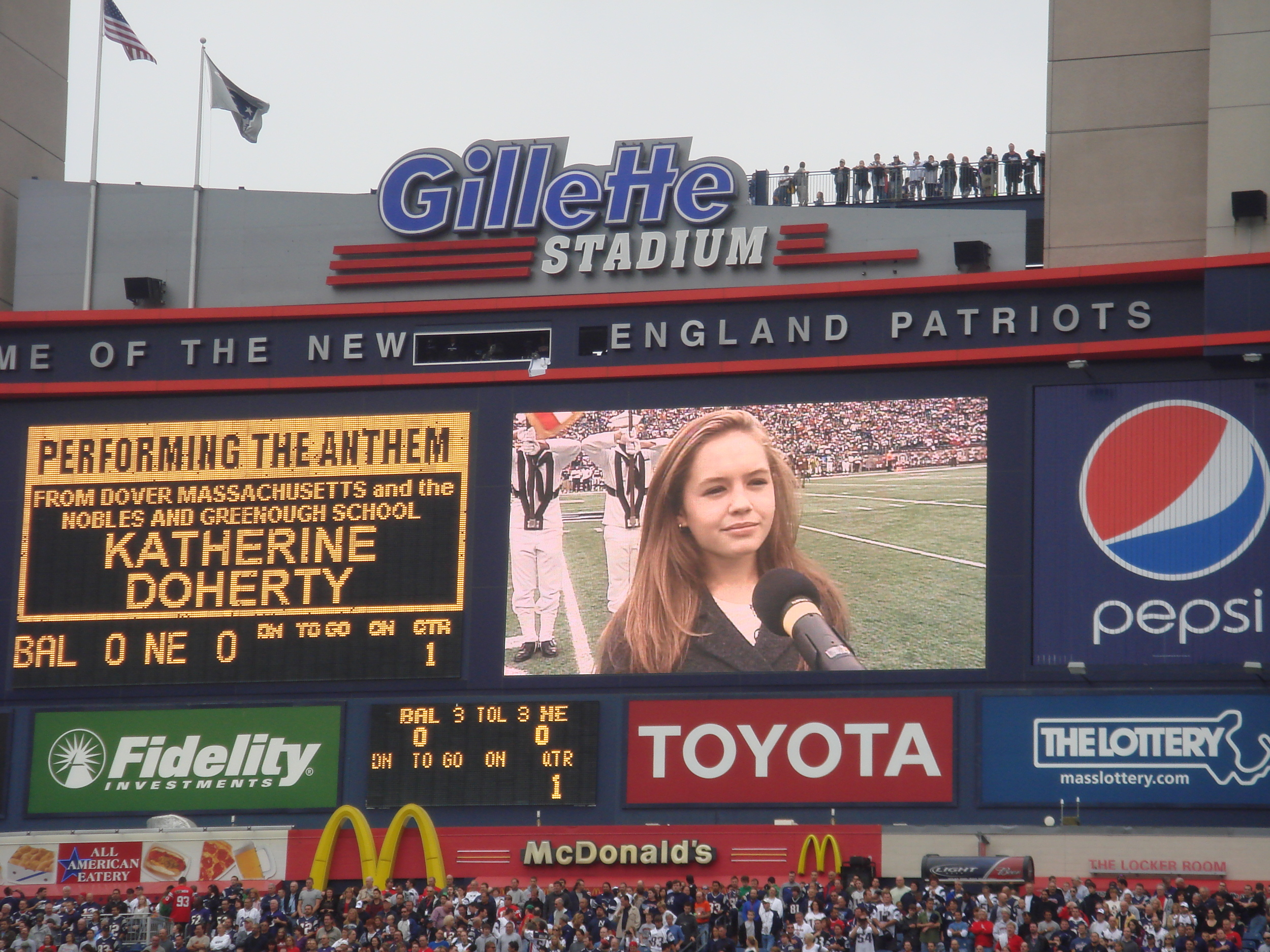 National Anthem-New England Patriots 