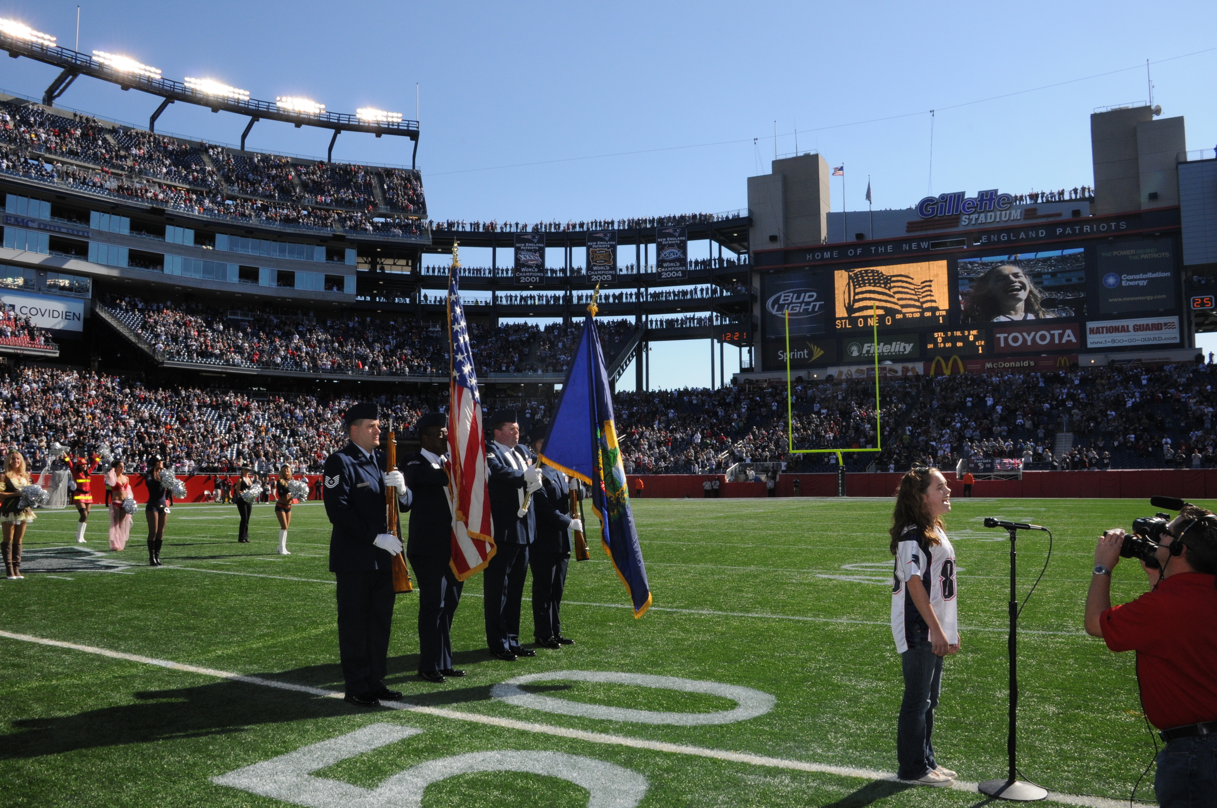 National Anthem- New England Patriots