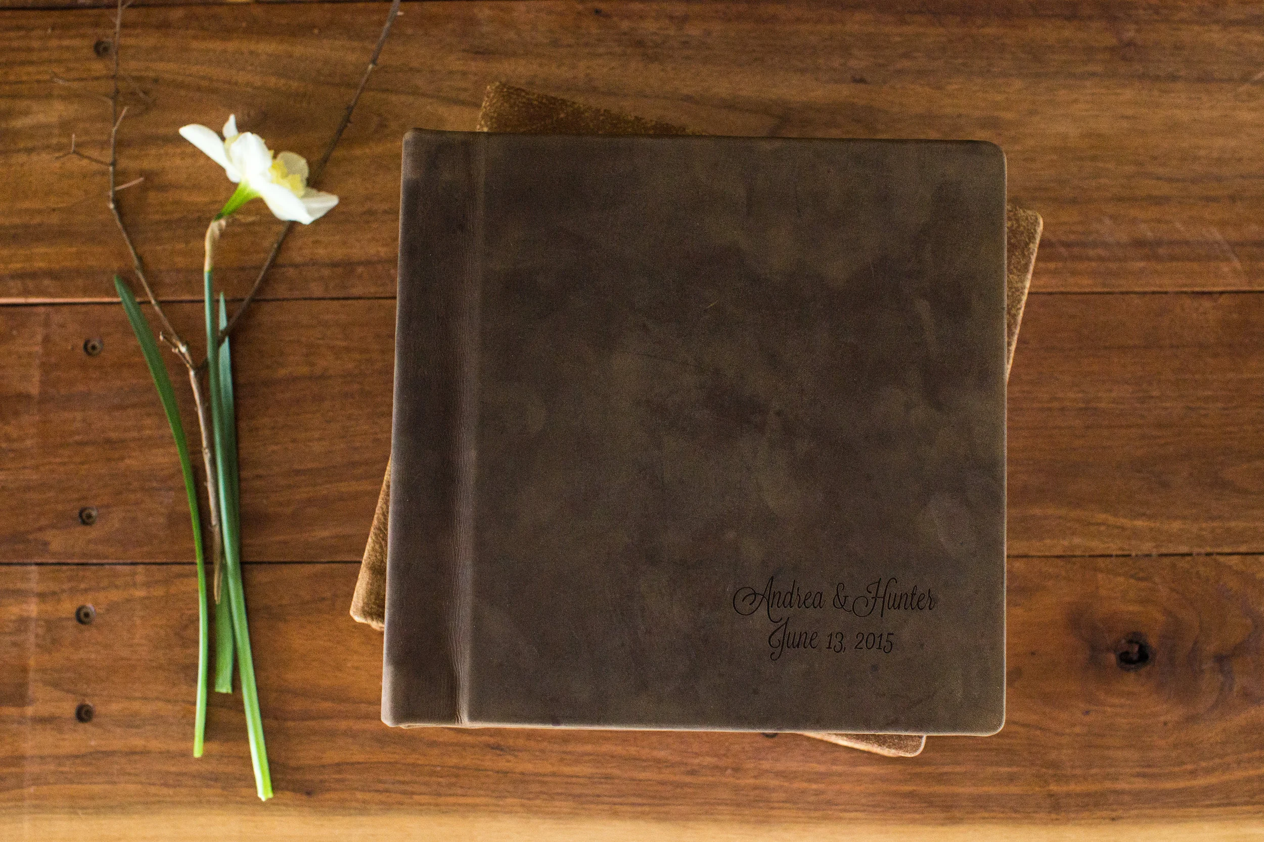 Leather Bound Album - Ashah Photography