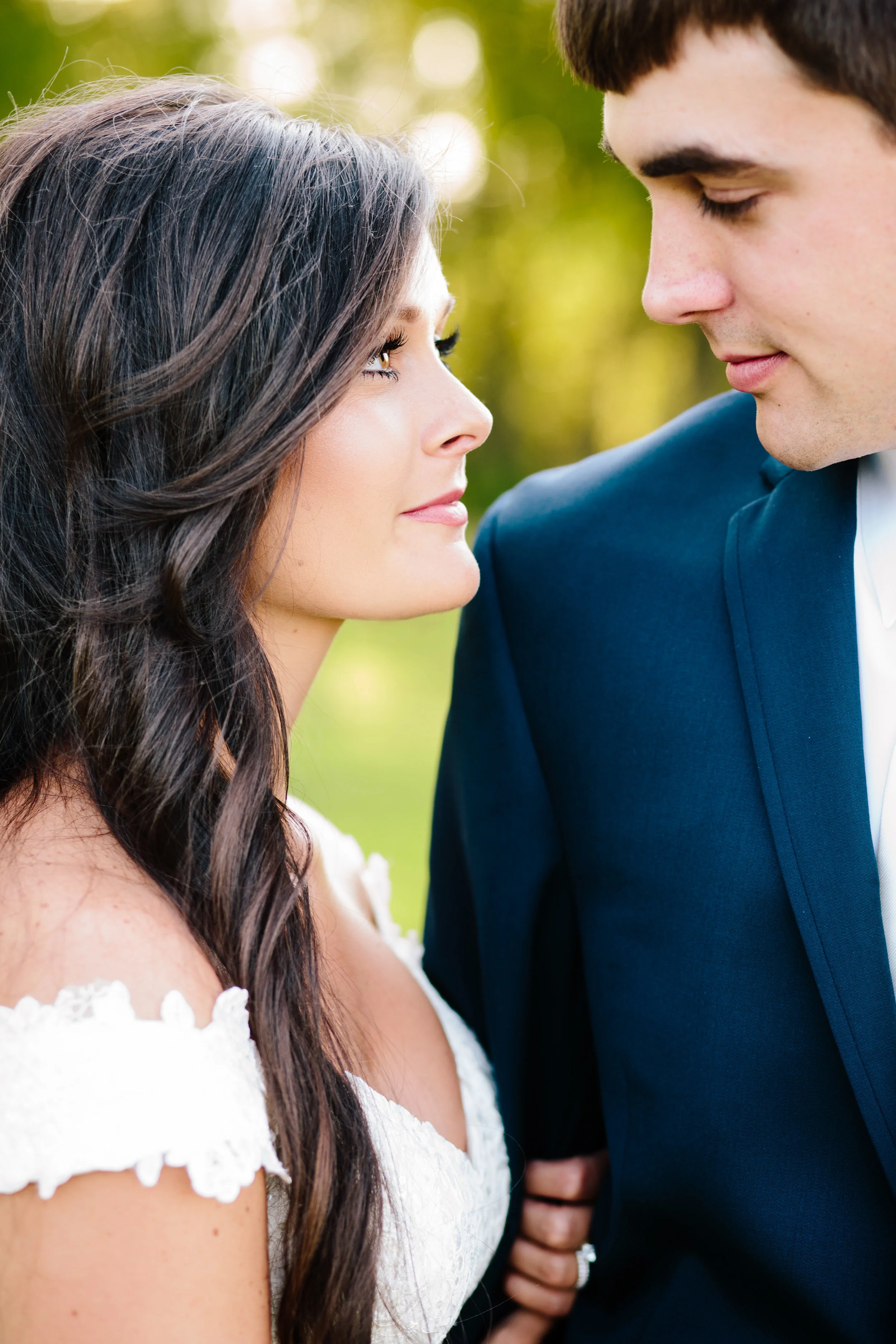 Wedding Portrait - Couples Loving Gaze
