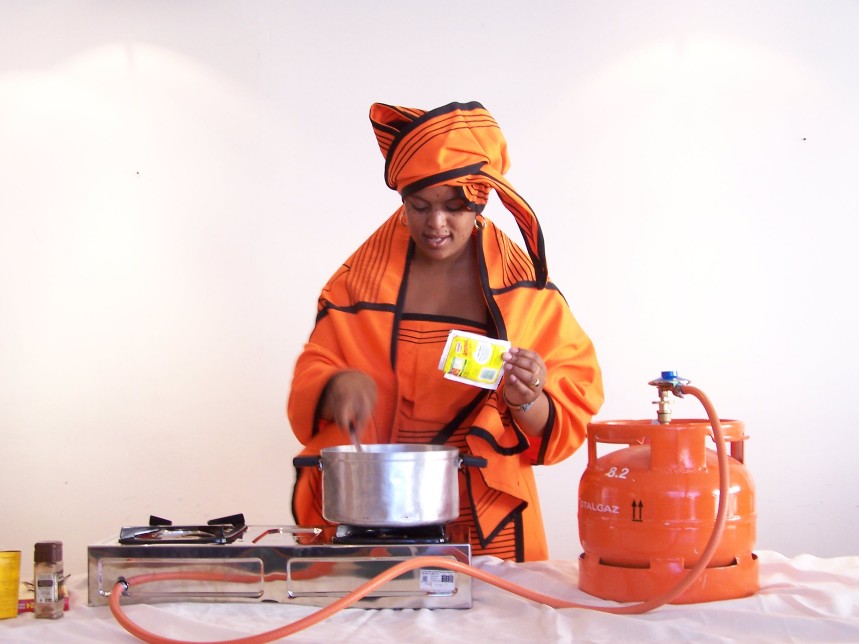 LPG Cooking demonstration in south africa