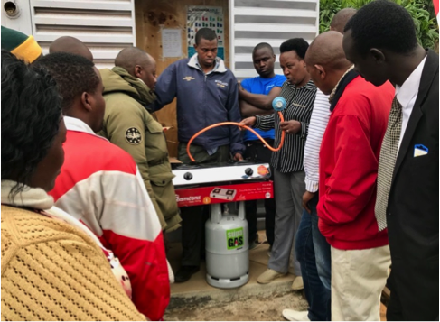 equipment delivery to microloan recipients in Magumu county, kenya on august 23, 2018