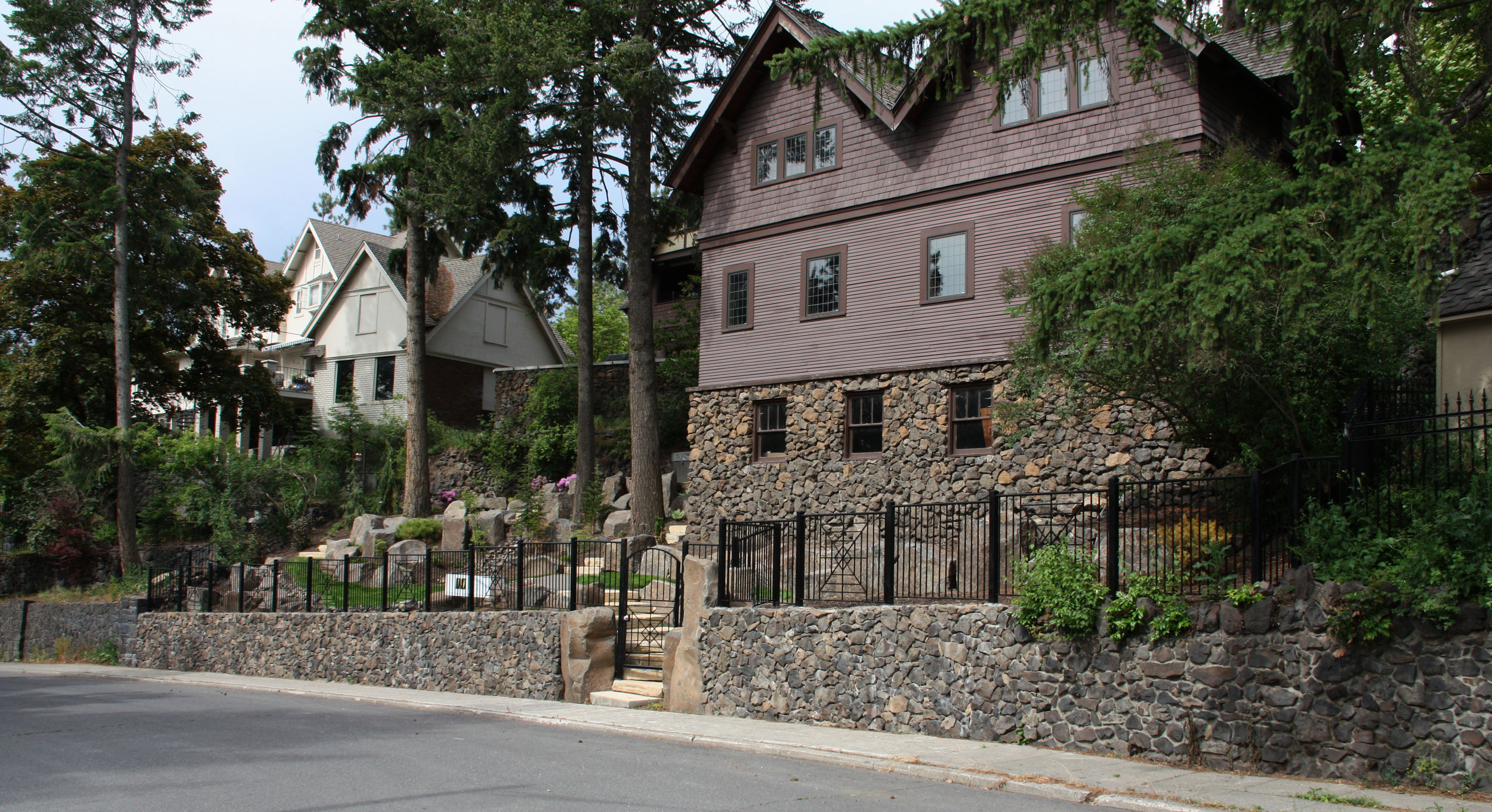 spokane south hill retaining walls