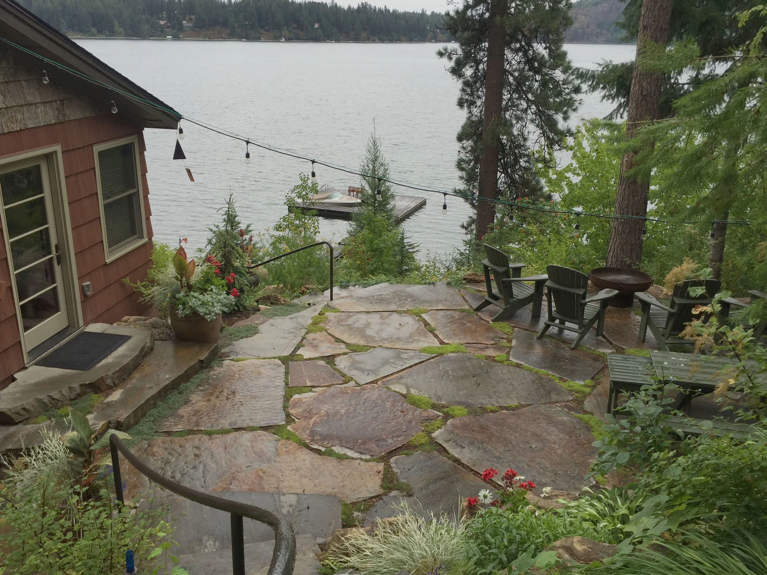 Spirit Lake Cabin - Coeur D'Alene Landscaping — Pacific Garden Design