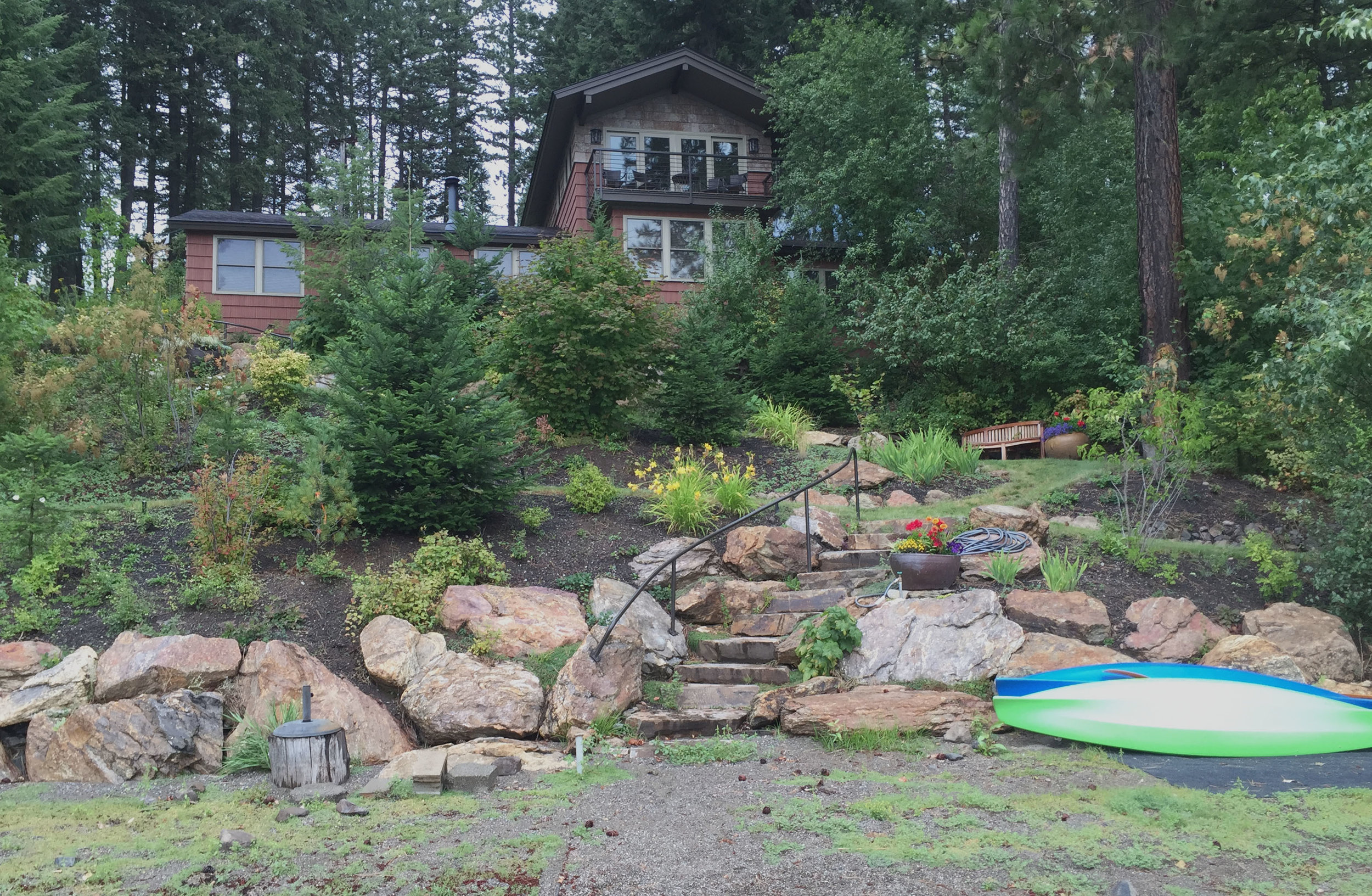 kootenai county beach retaining wall