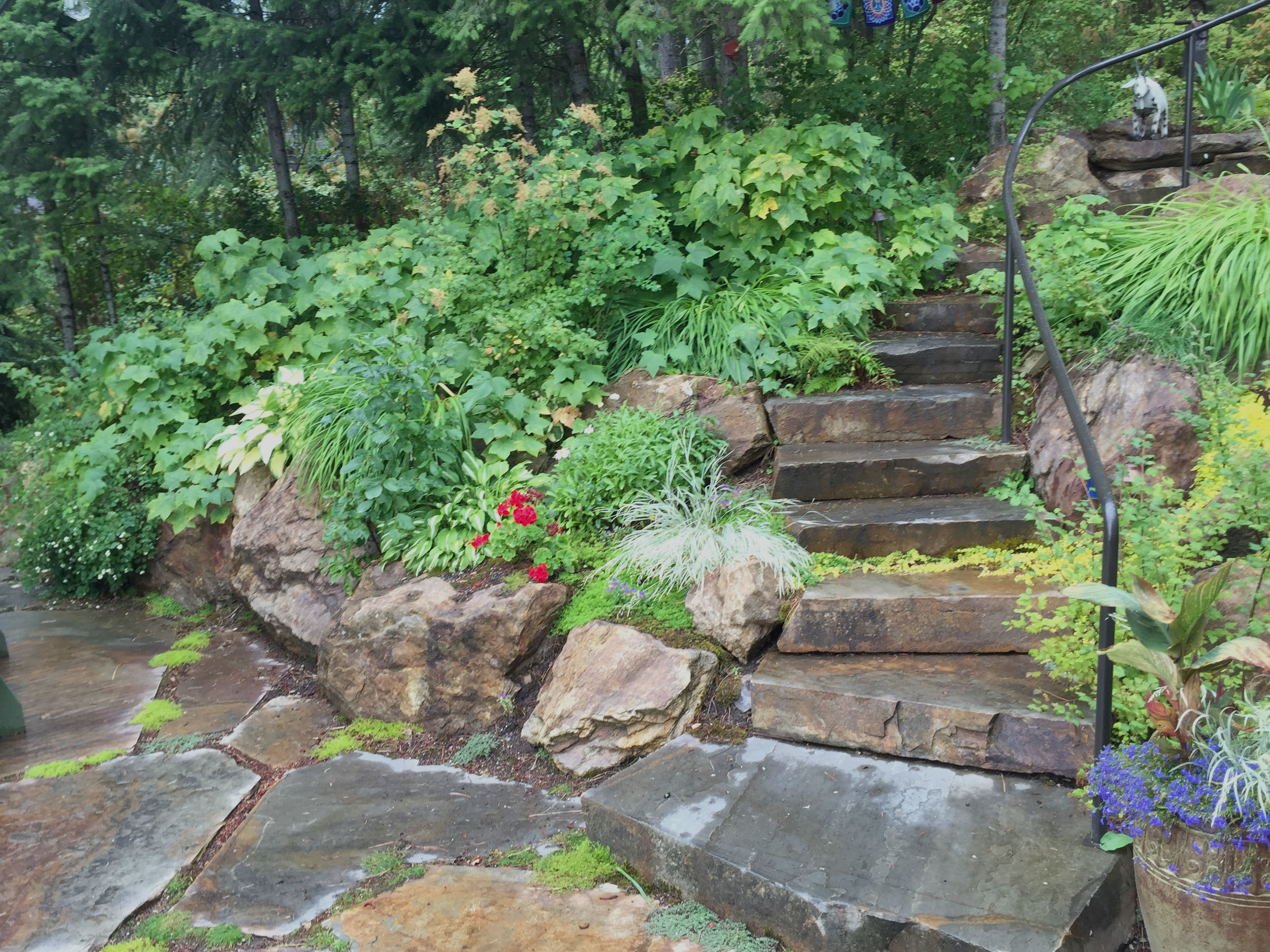 Seven Styles Of Stone Steps In The Landscape Pacific Garden Design