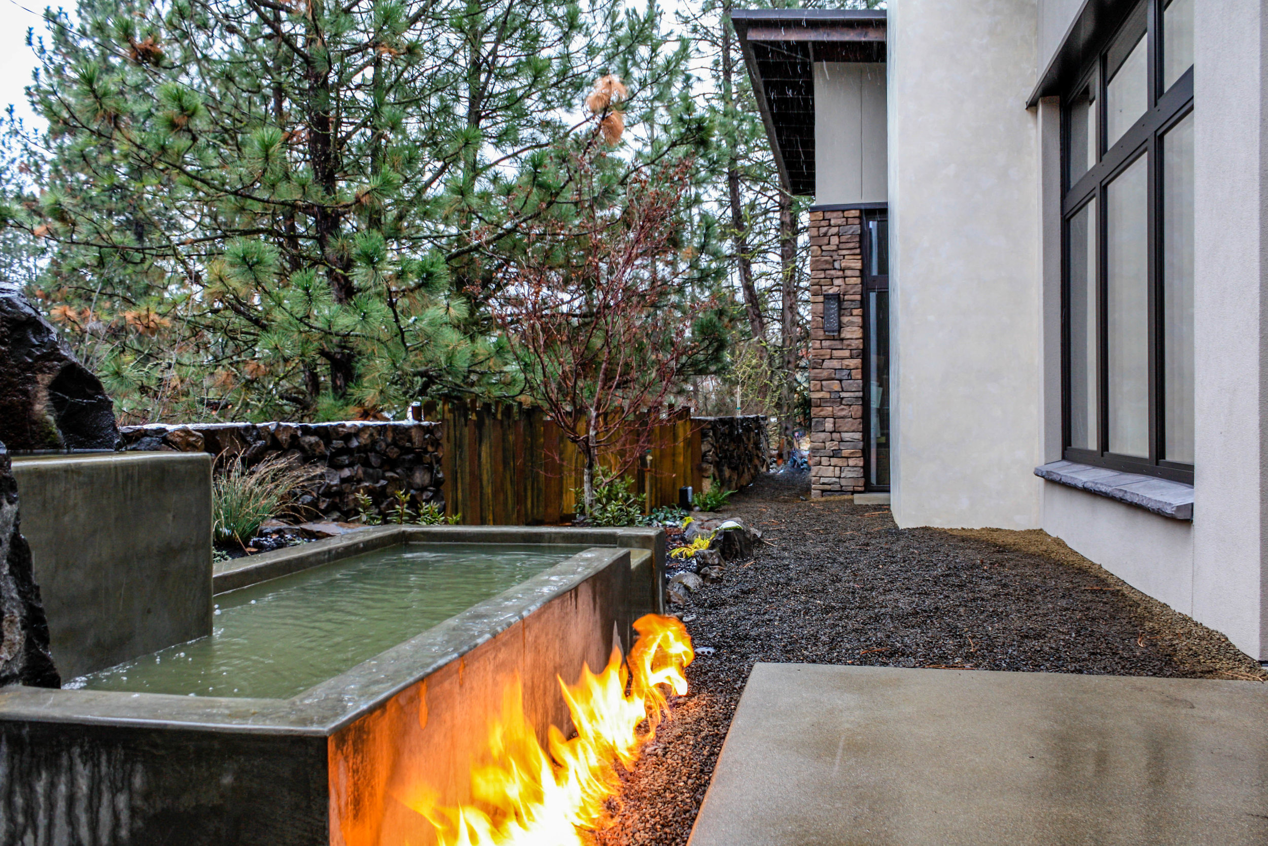 spokane south hill contemporary landscaping