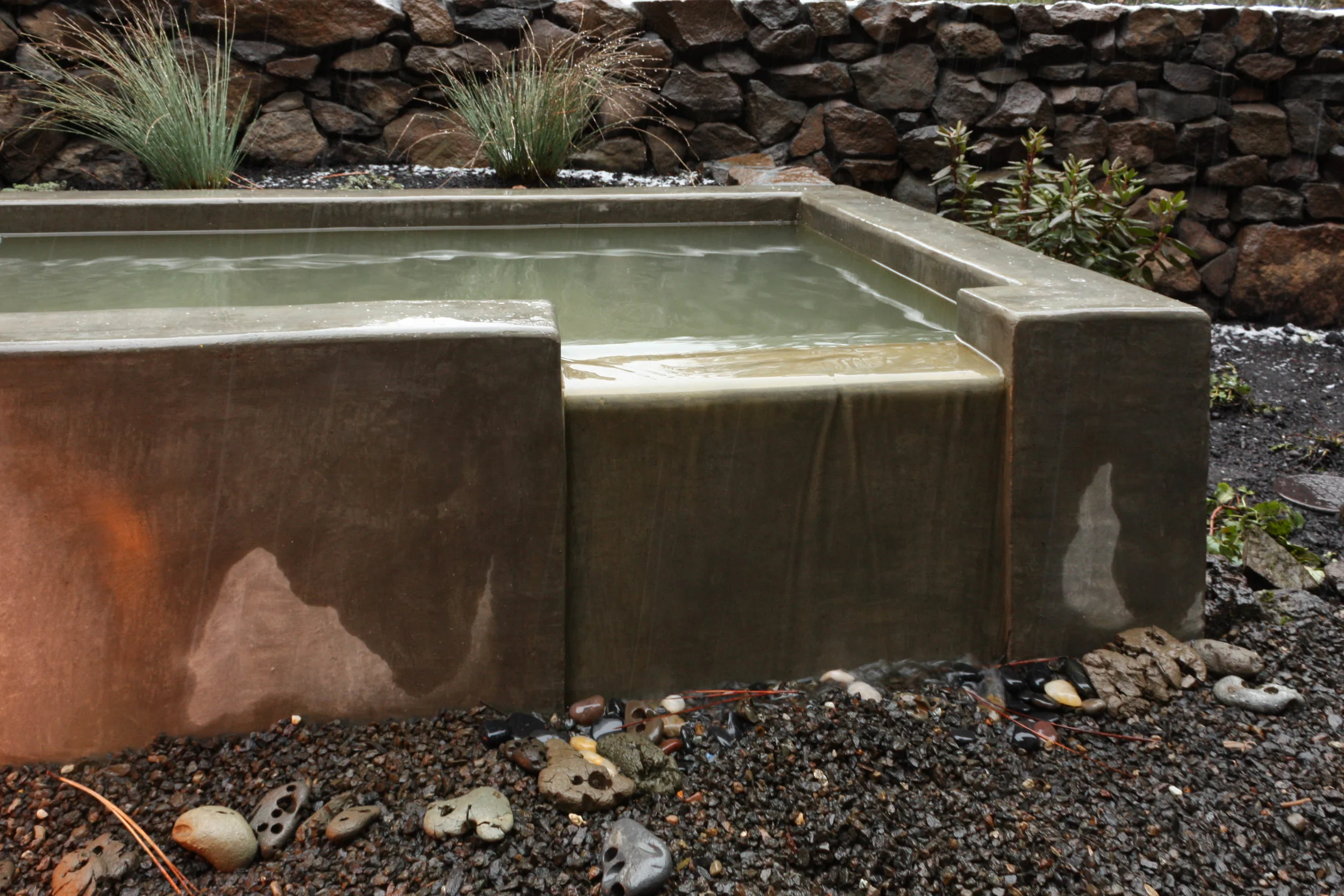 spokane water feature with hidden pond