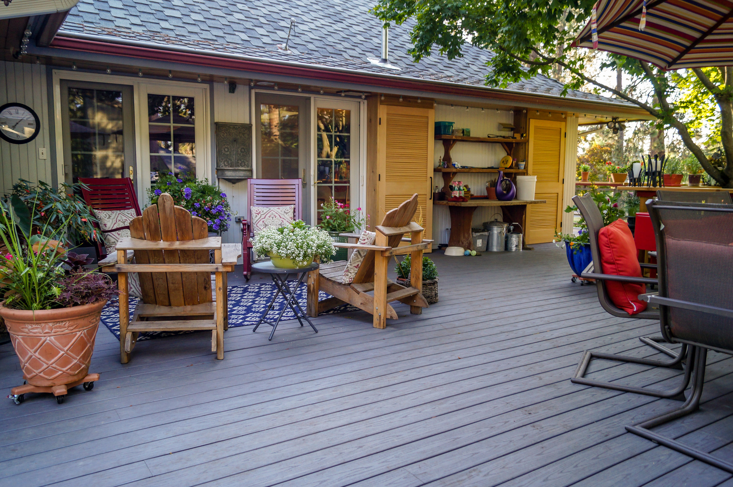 pvc deck for ranch house by manito golf course