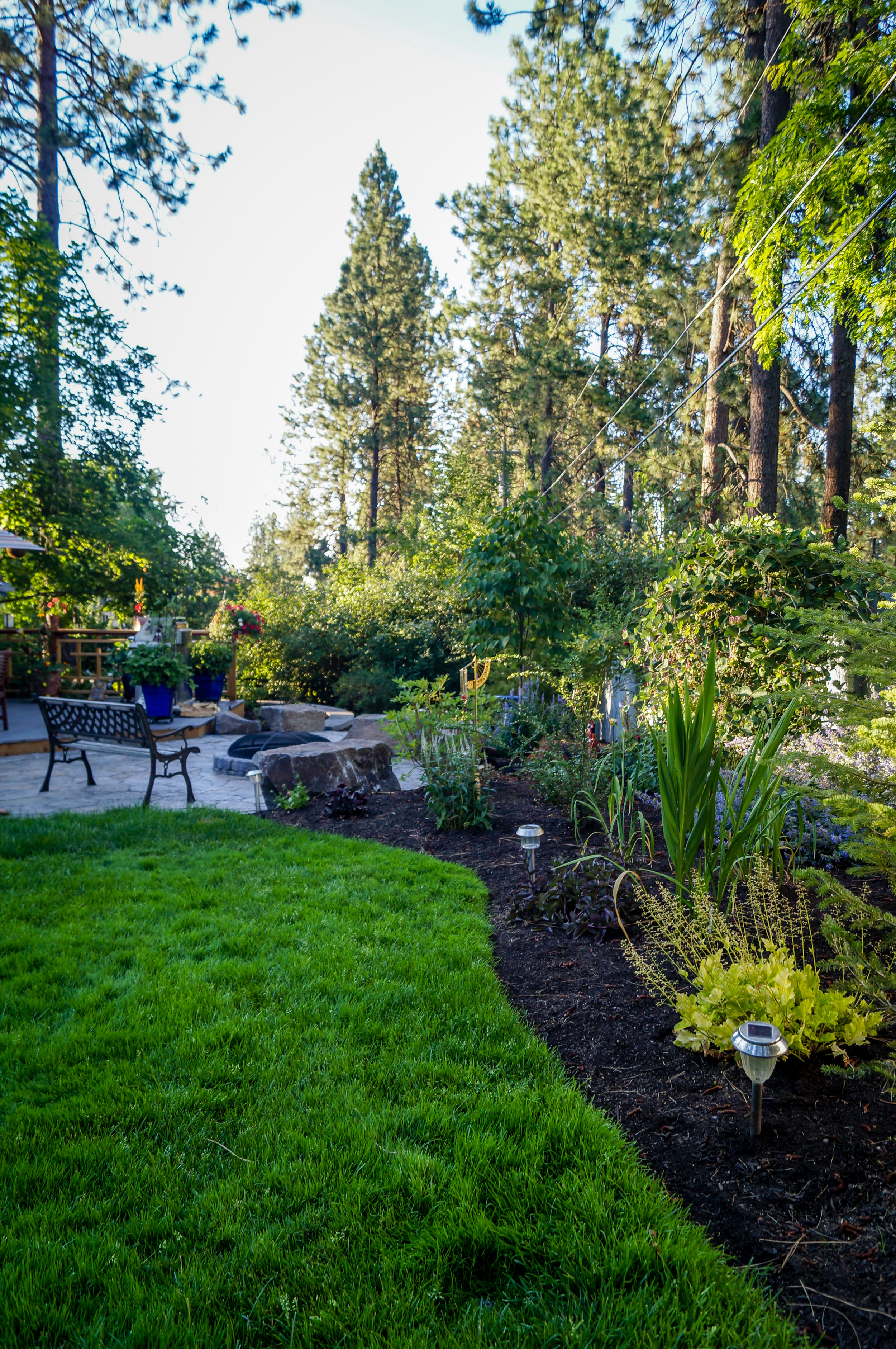 northwest landscaping for spokane south hill house