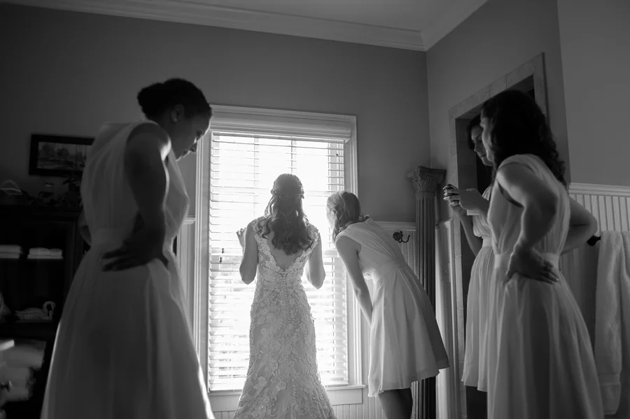 “Peeking out the window to watch as guests arrived, my sister playing my processional on the harp, a glance from my brother, my grandparents singing together, walking back down the aisle as a married couple and beaming, the excitement of leaving with sparklers . . . even three years later we get a flood of emotions from the day and love looking back to remember what a sacred time it was.” — Ivy, bride